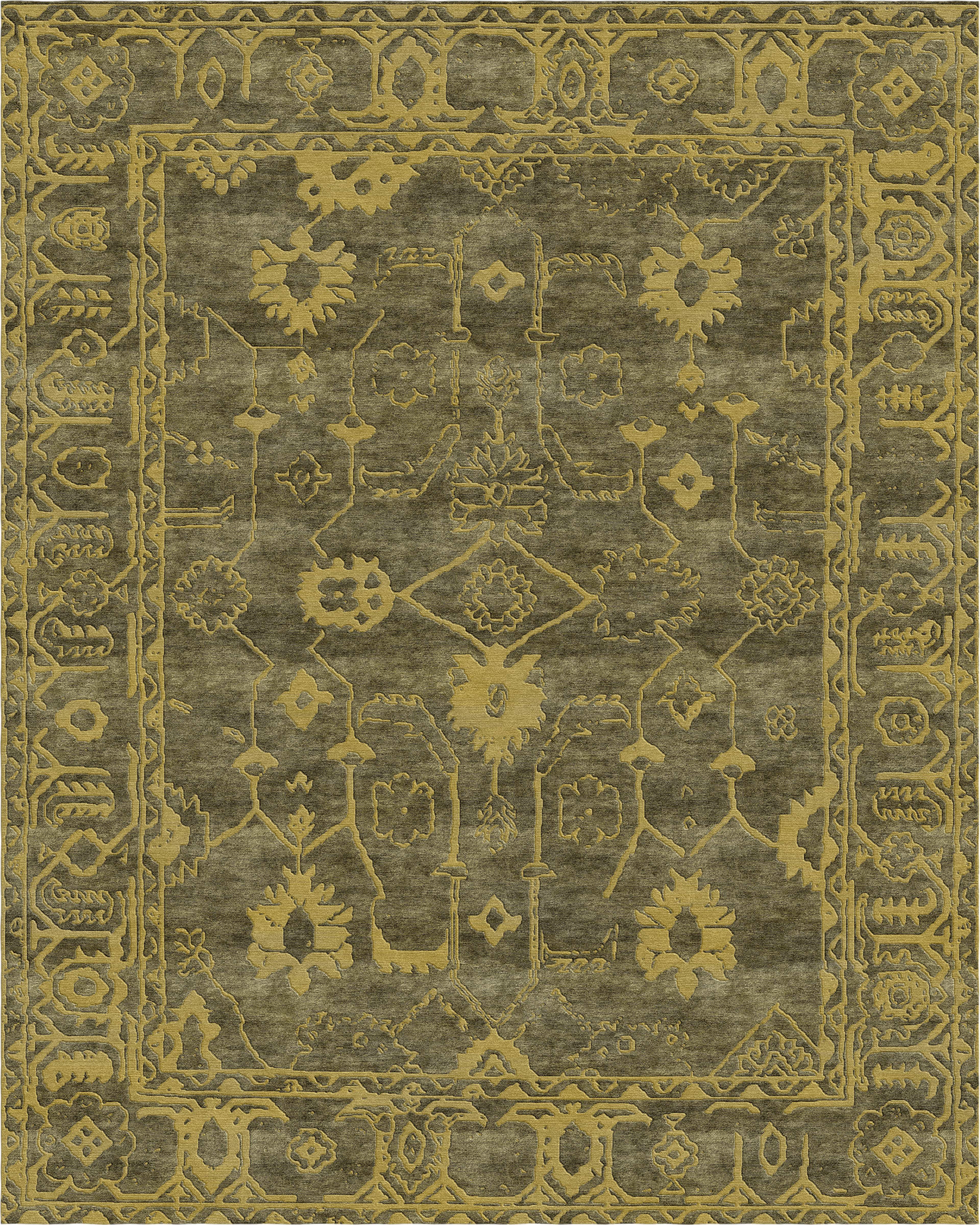 Zariah Medallion Rug Gold