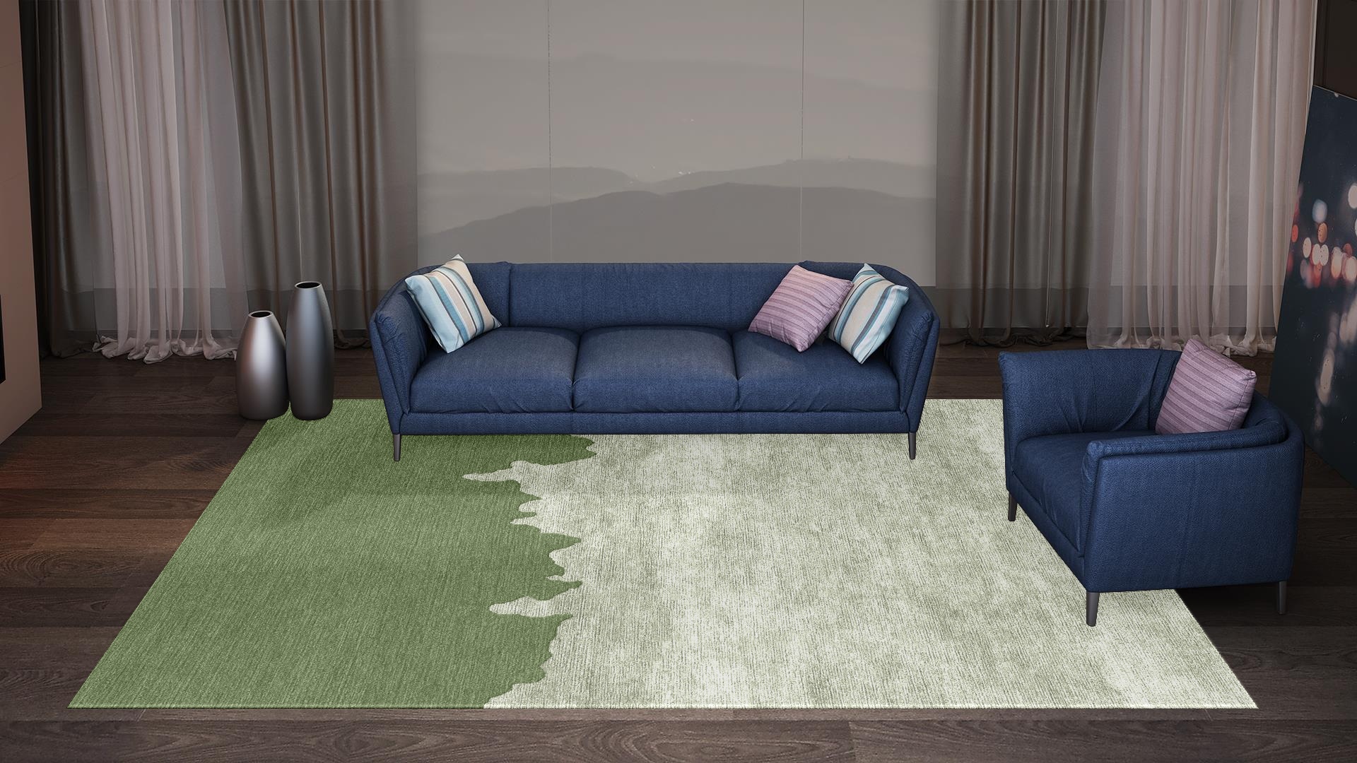 Vistara Rug Green