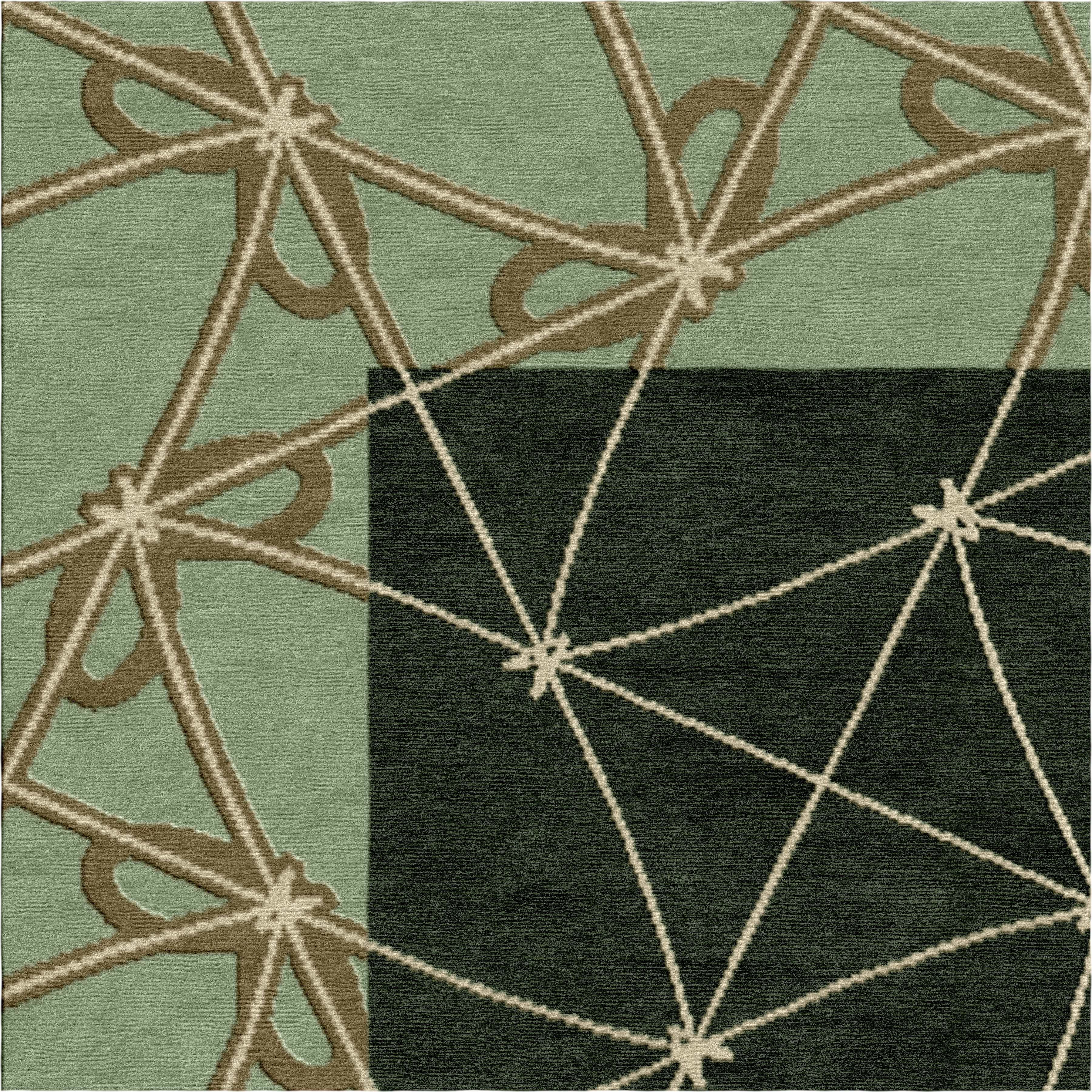 Ananta Knot Rug Olive