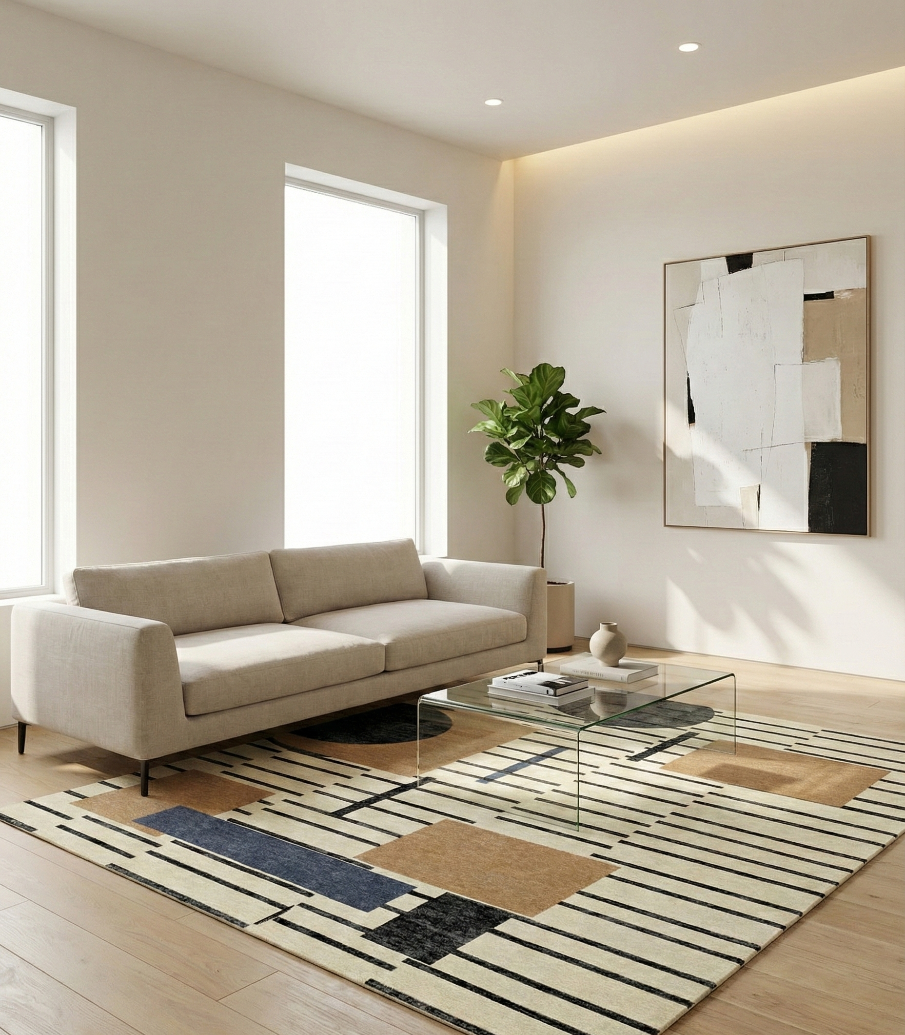 Metrograph Grid Cream