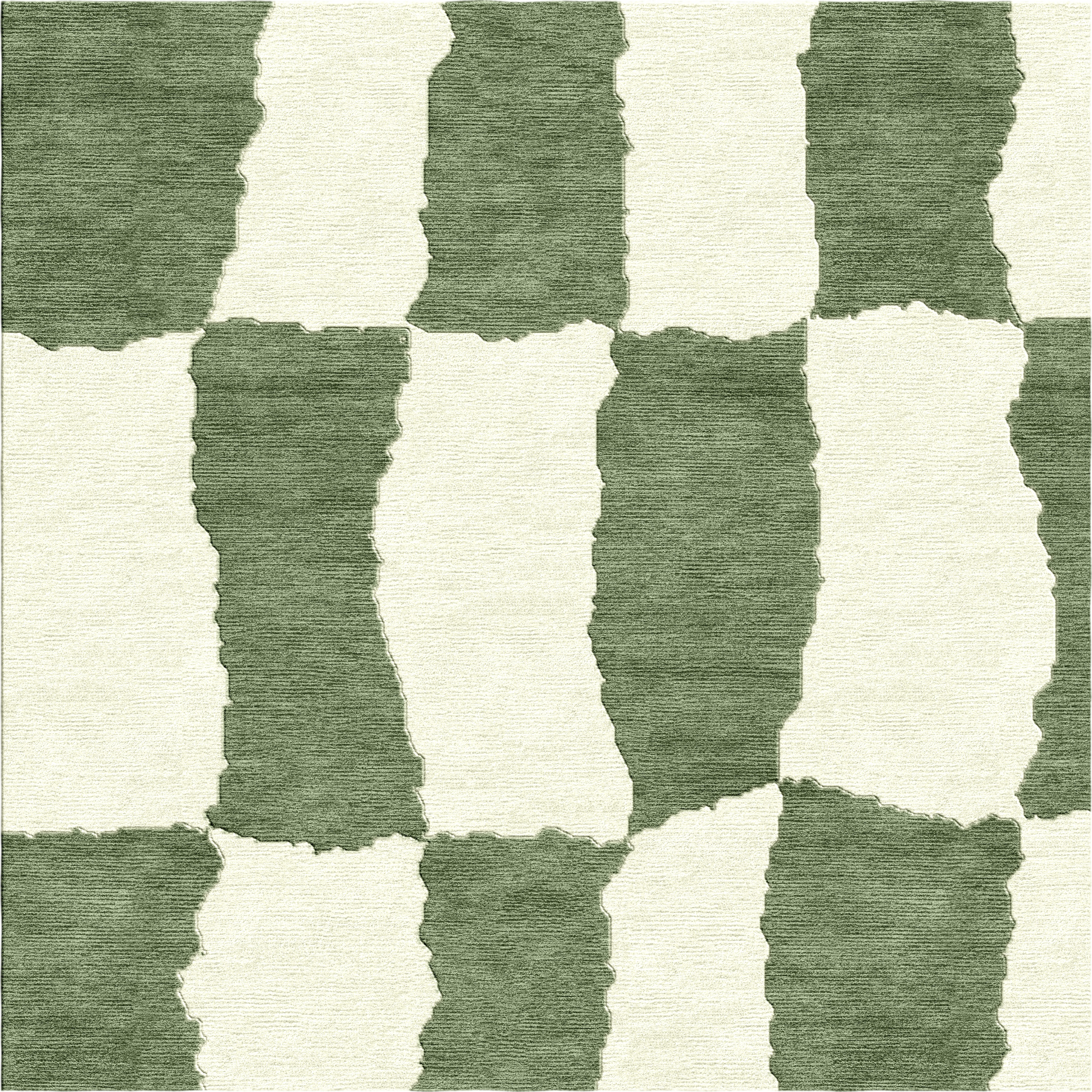 Shadow Check Ivory Sage