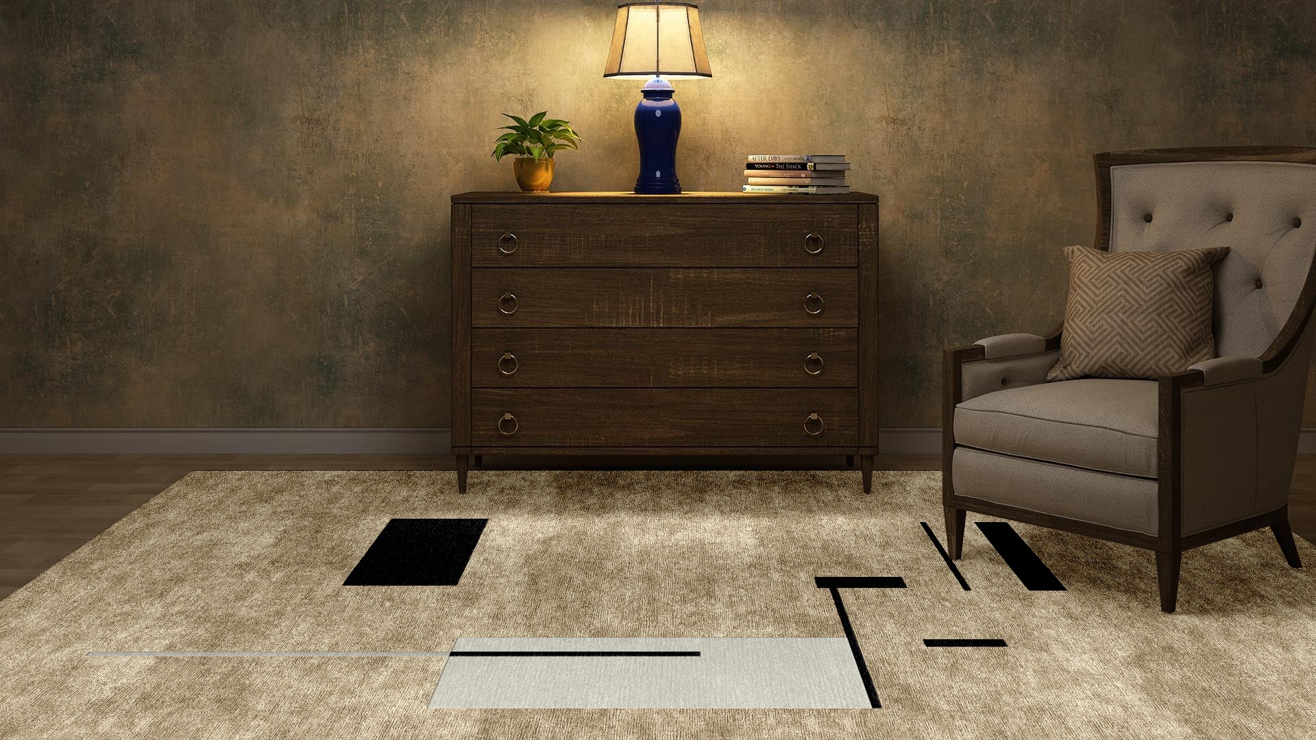 Axis Minimal Rug Beige