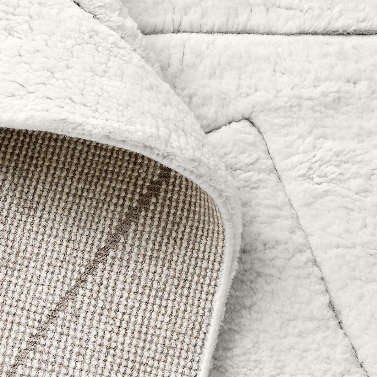 Modern Hand Knotted Cheveron Area Rug