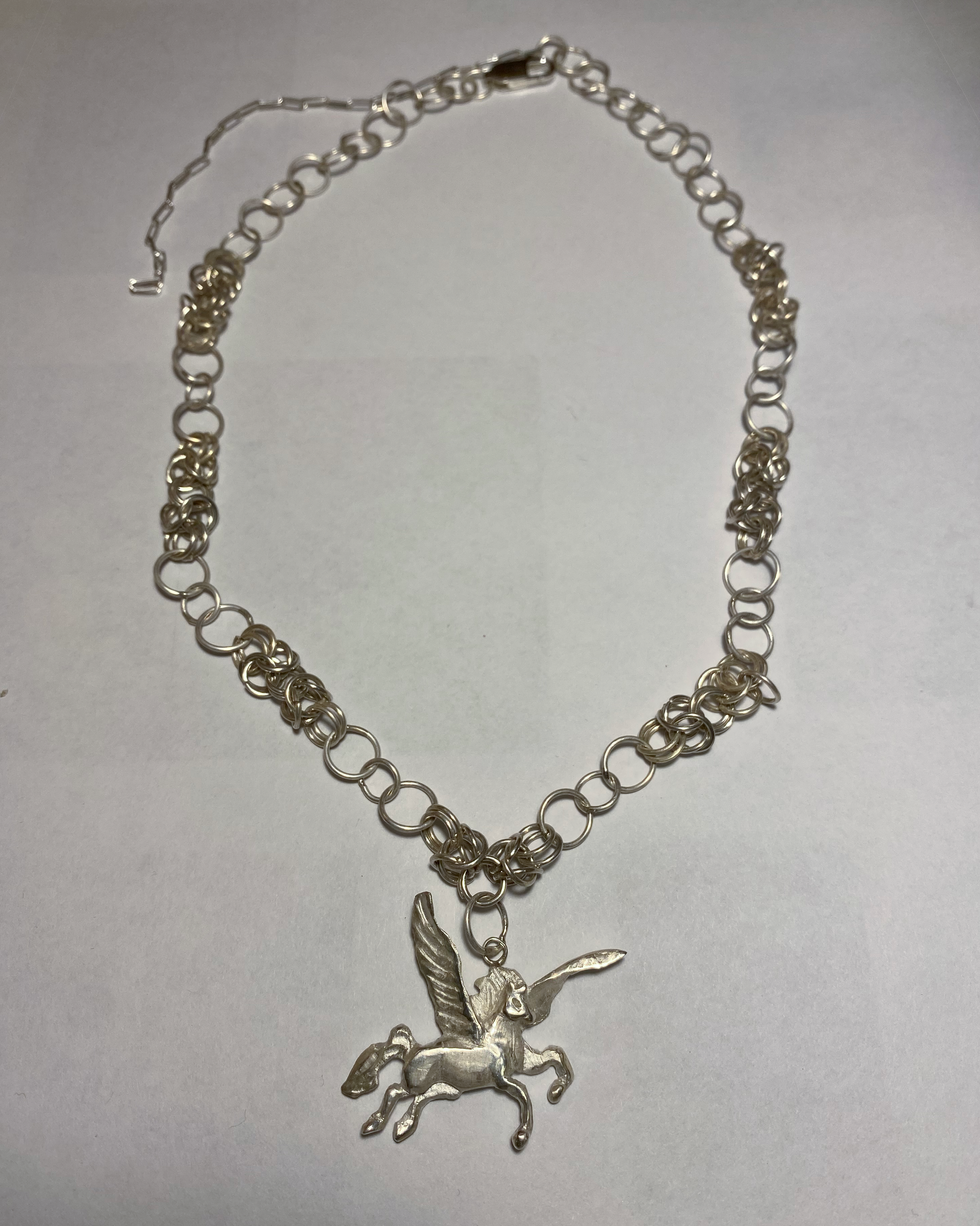Chunky Silver "K" Chain