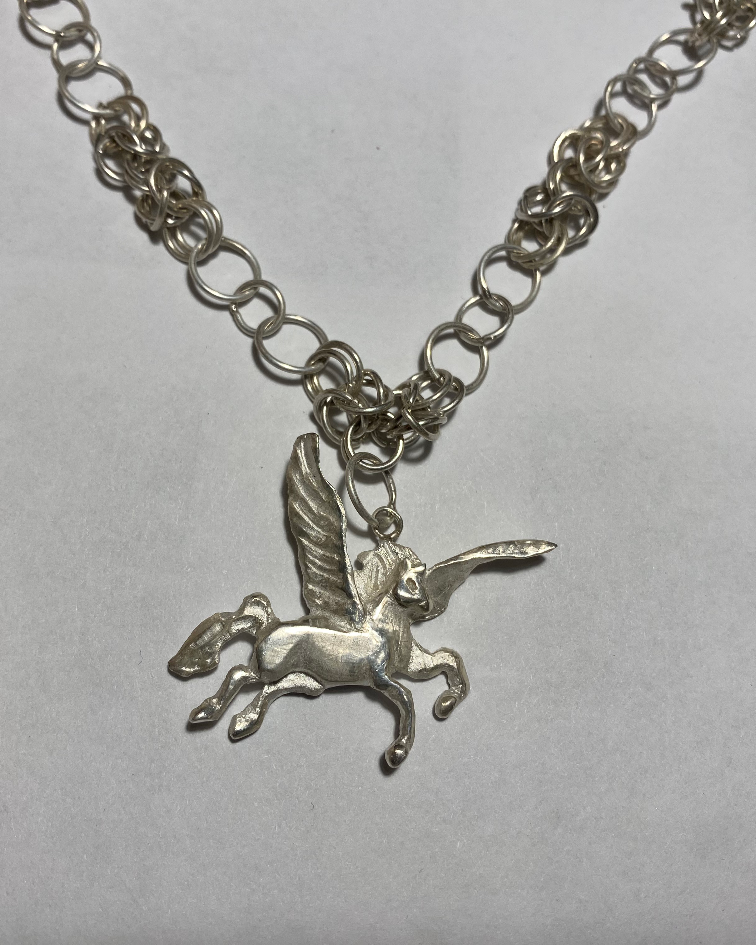 Chunky Silver "K" Chain