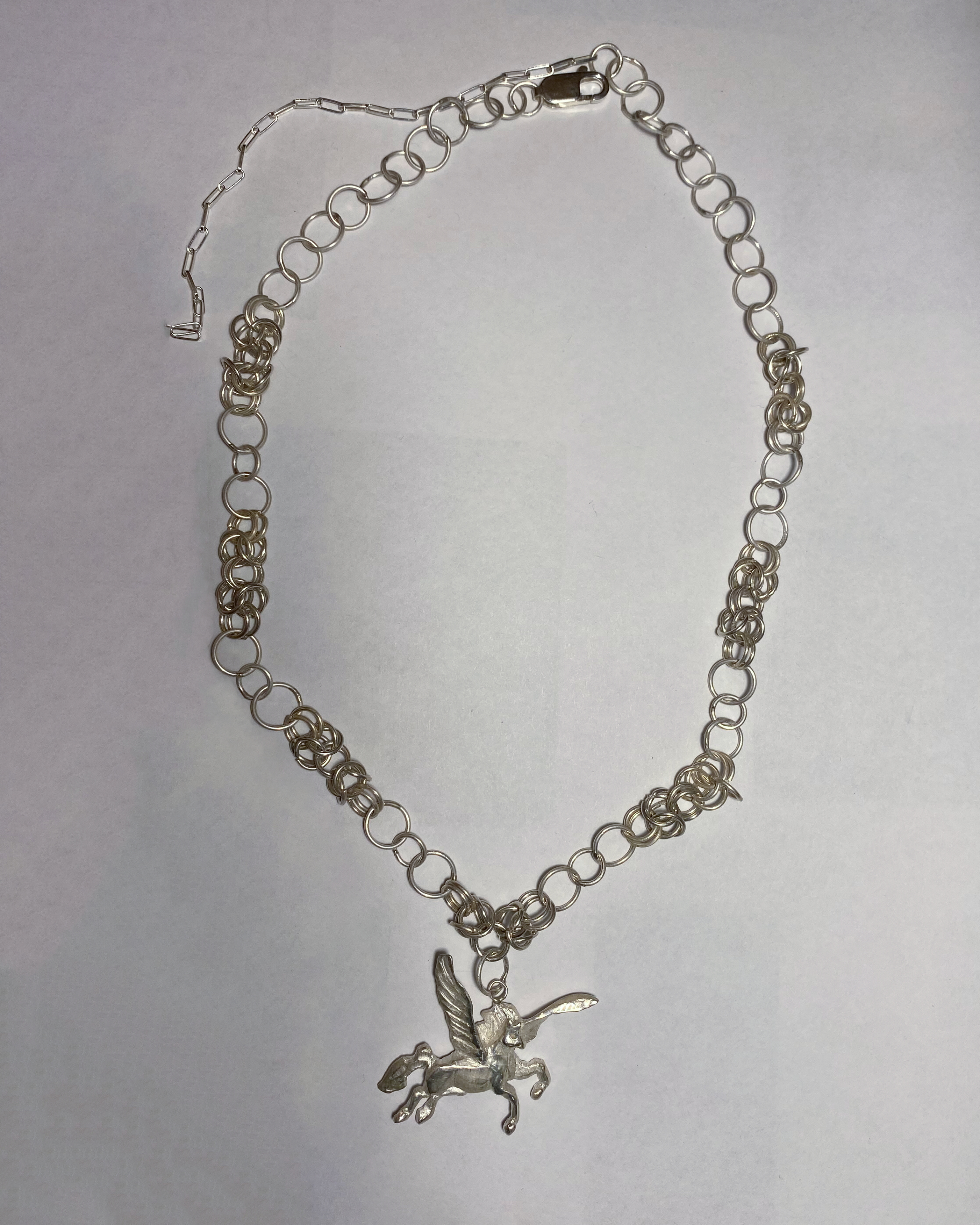 Chunky Silver "K" Chain