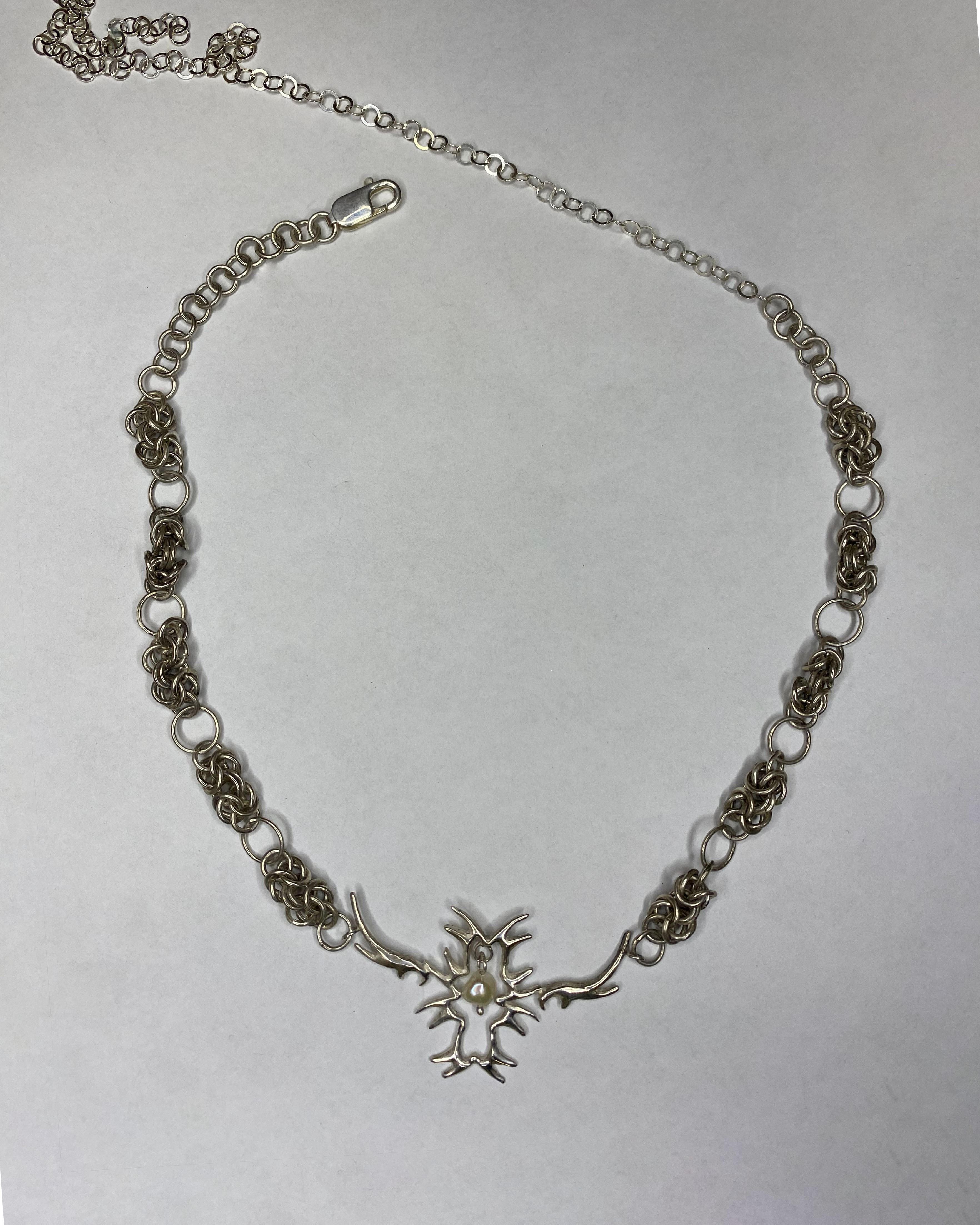 Chunky Silver Neo Tribal Chain