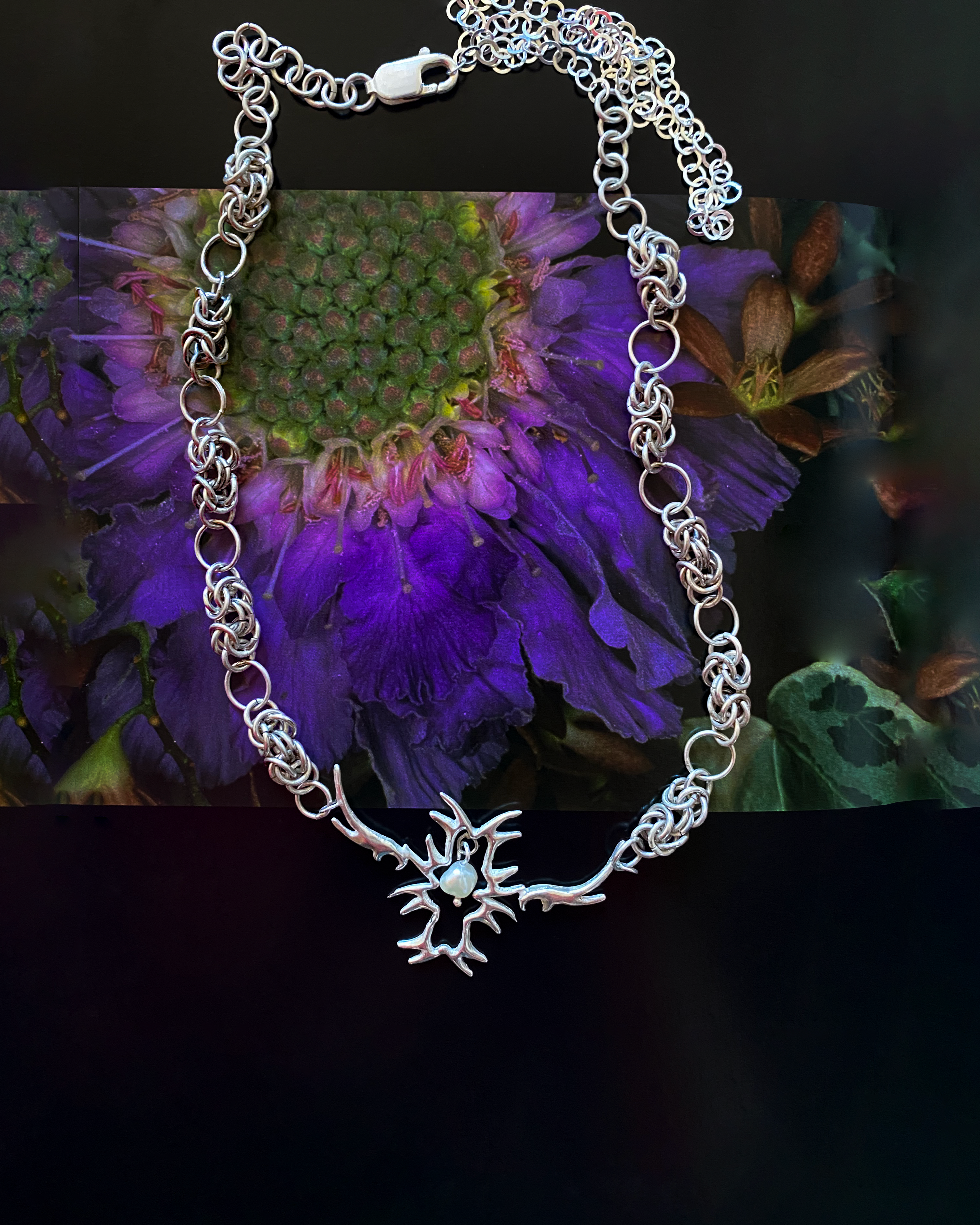 Chunky Silver Neo Tribal Chain