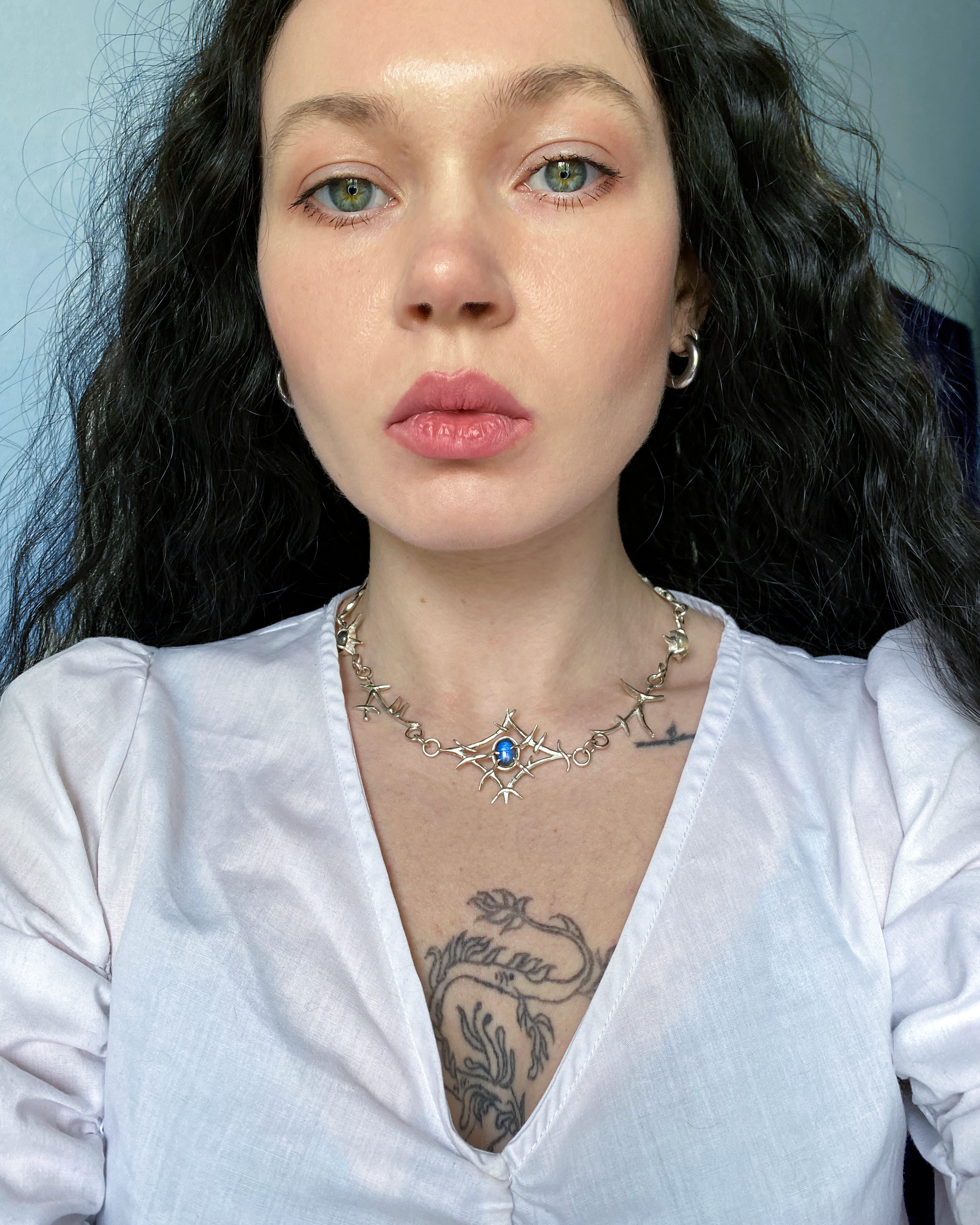 Night Sky in the Forest Necklace