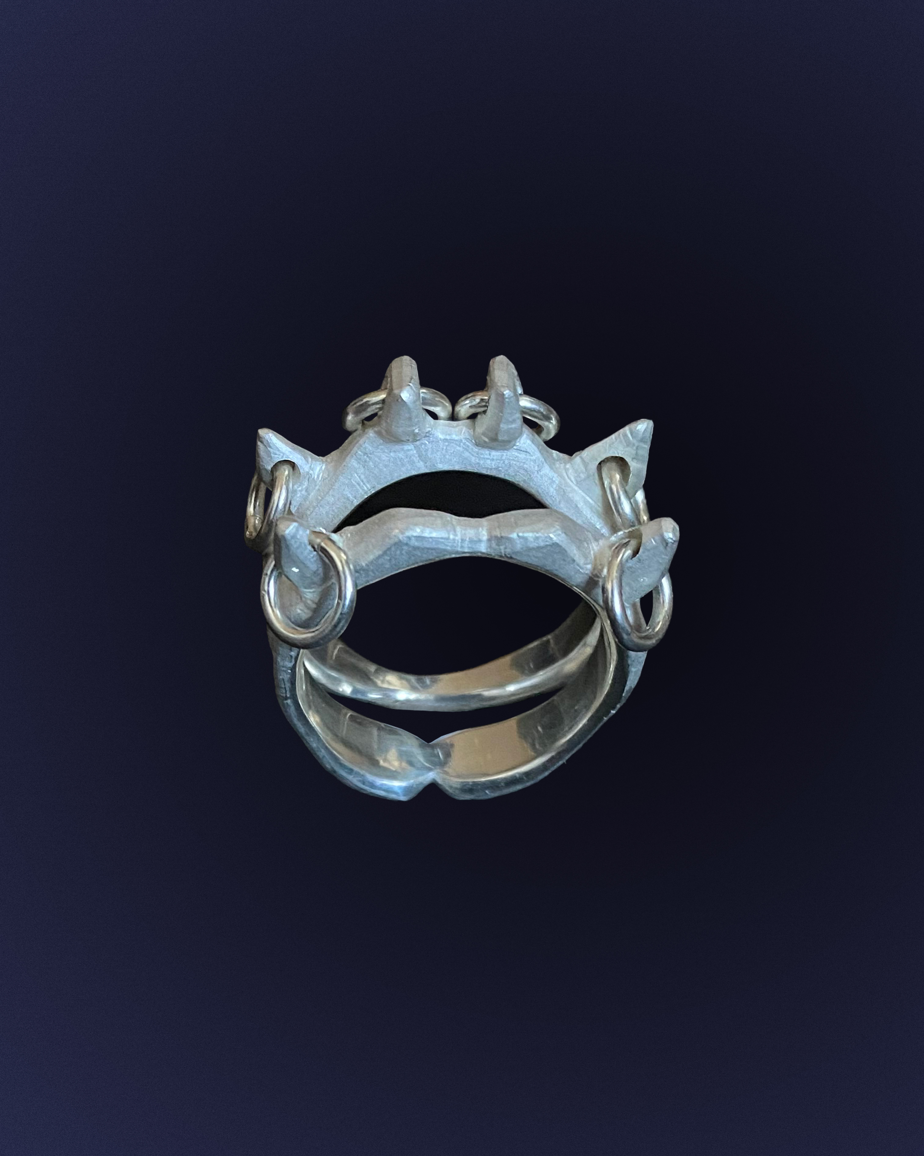 A set of Pierced Horns rings*
