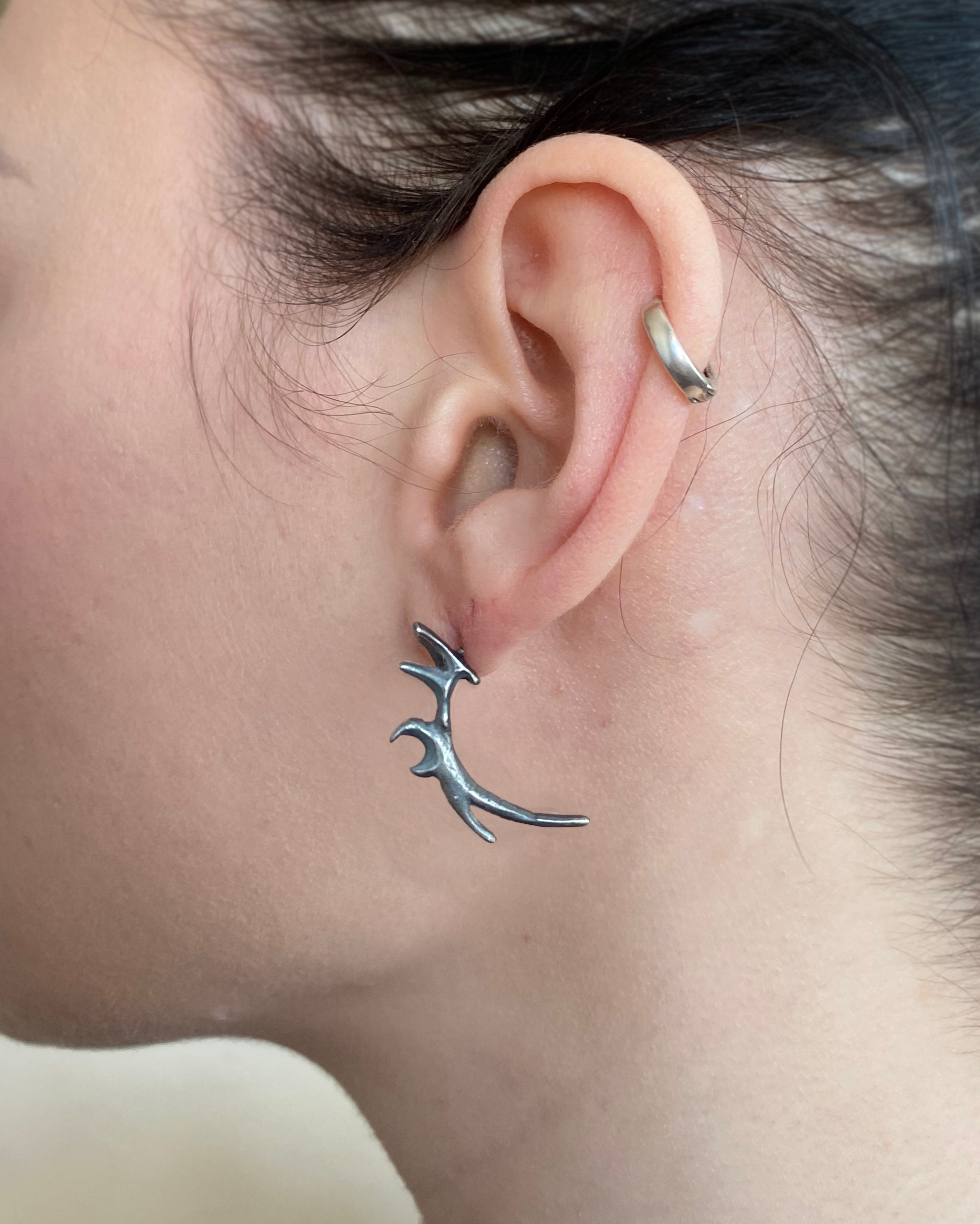 Neo Tribal Nail earring/-s*