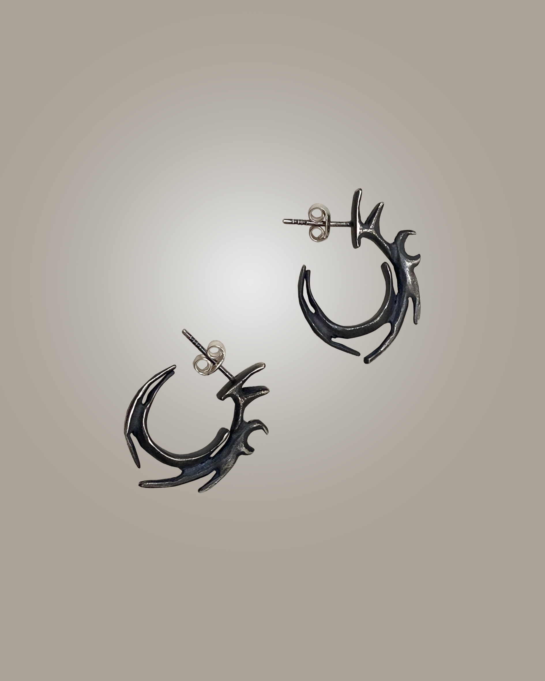 Neo Tribal hoop earring/-s*