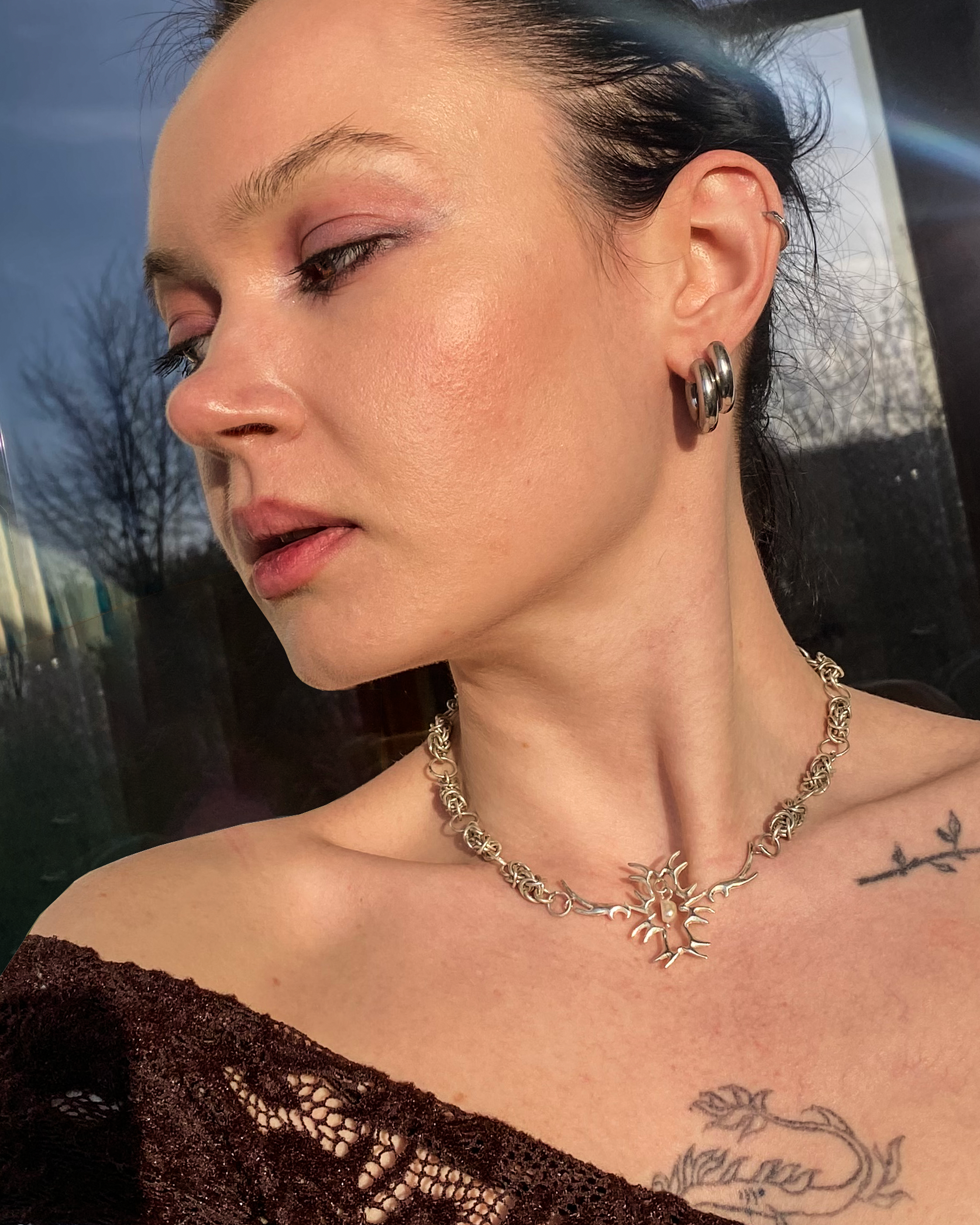 Chunky Silver Neo Tribal Chain*