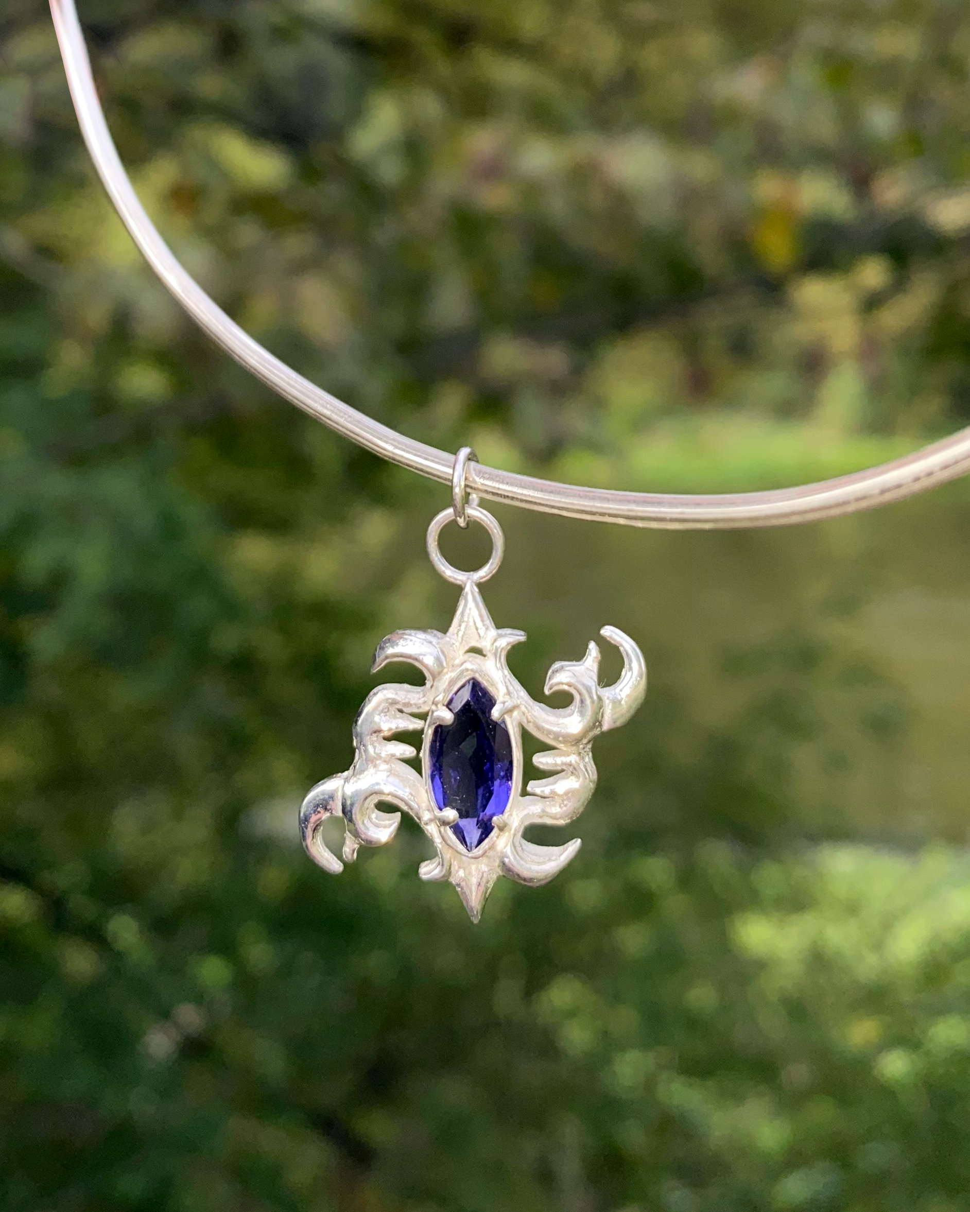 Whispers of the Blue Forest Necklace