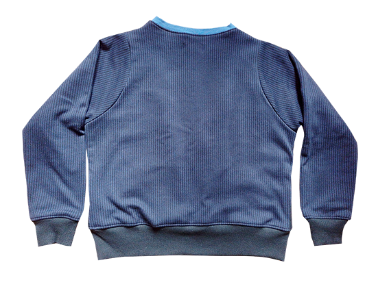 Sweatshirt fabric Cardigan
