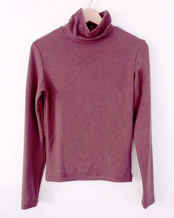 Turtleneck T-shirt