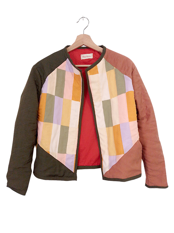 Colorful Quilted Jacket