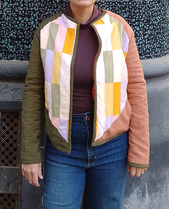 Colorful Quilted Jacket