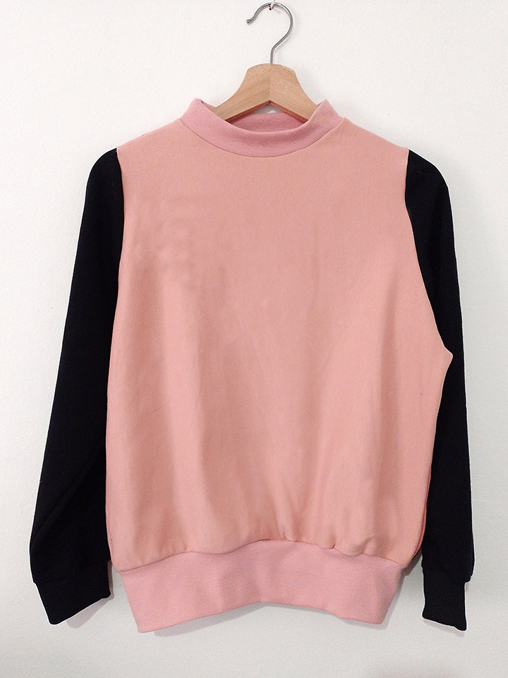 Pink and Black Sweatshirt
