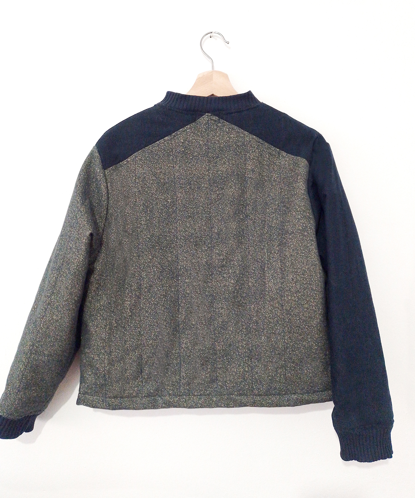 Wool Two-Tone Jacket
