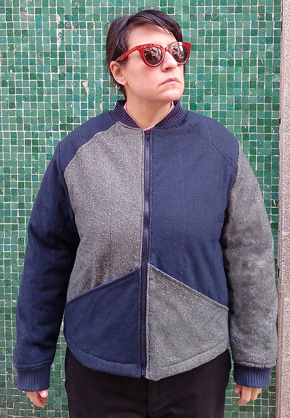 Wool Two-Tone Jacket