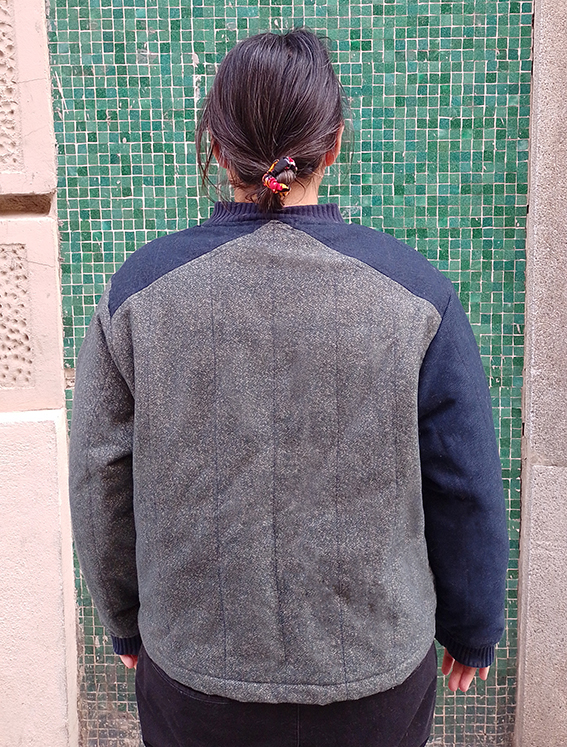 Wool Two-Tone Jacket