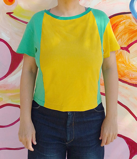 Color-blocked T-shirt