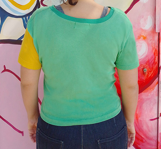 Color-blocked T-shirt