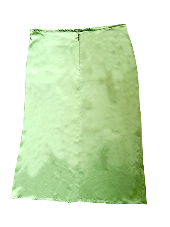 Light Green Viscose Skirt