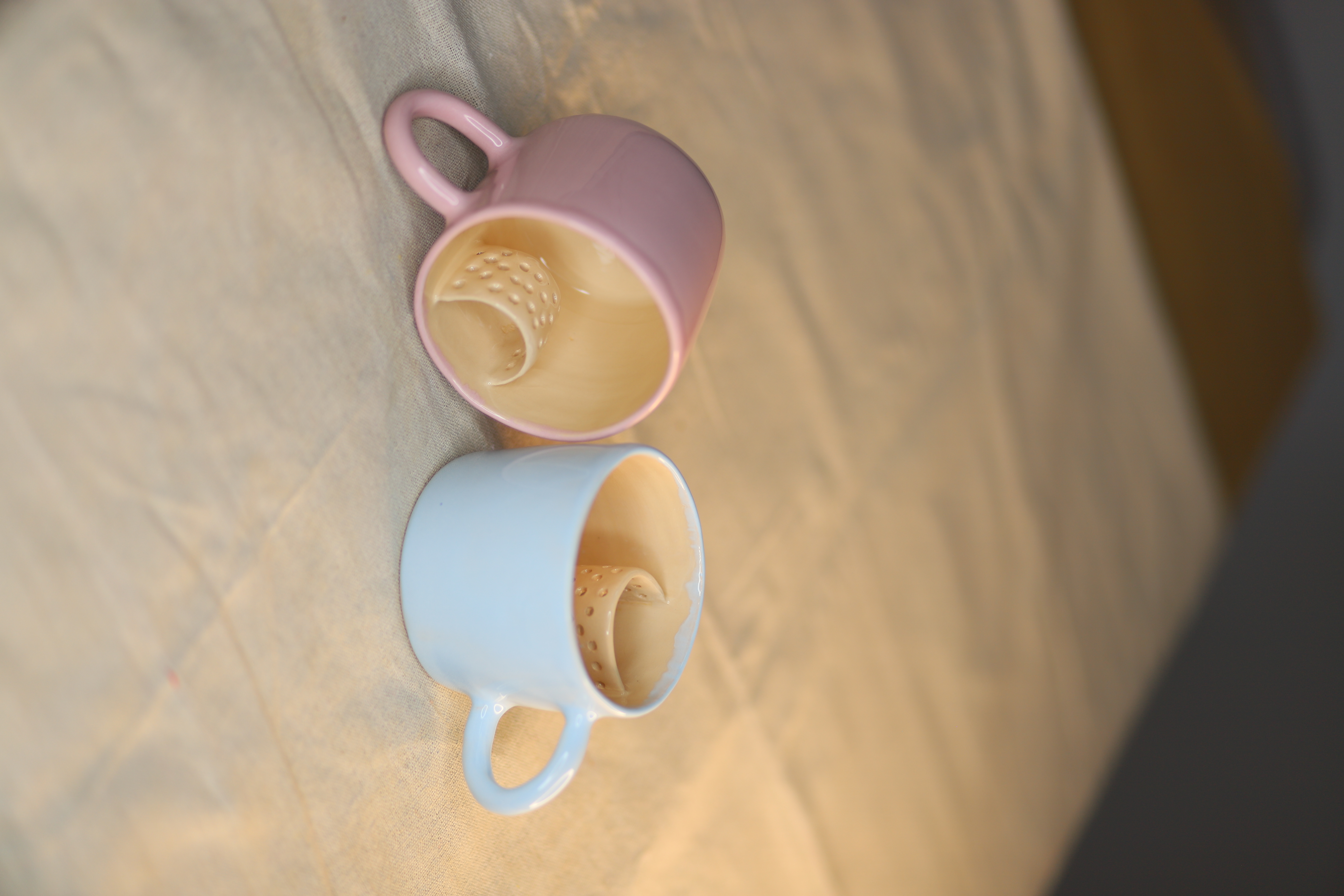 Handmade Ceramic Mug with Infuser | Чашка ручної роботи зі заварником