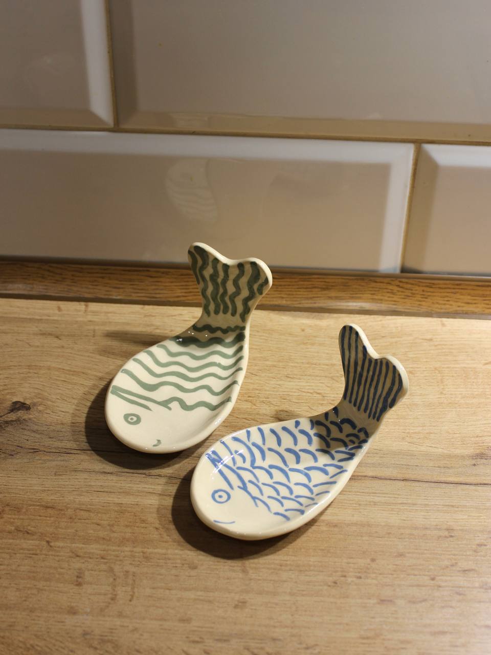 Ceramic Fish Spoon Rest / Керамічна підставка у формі рибки
