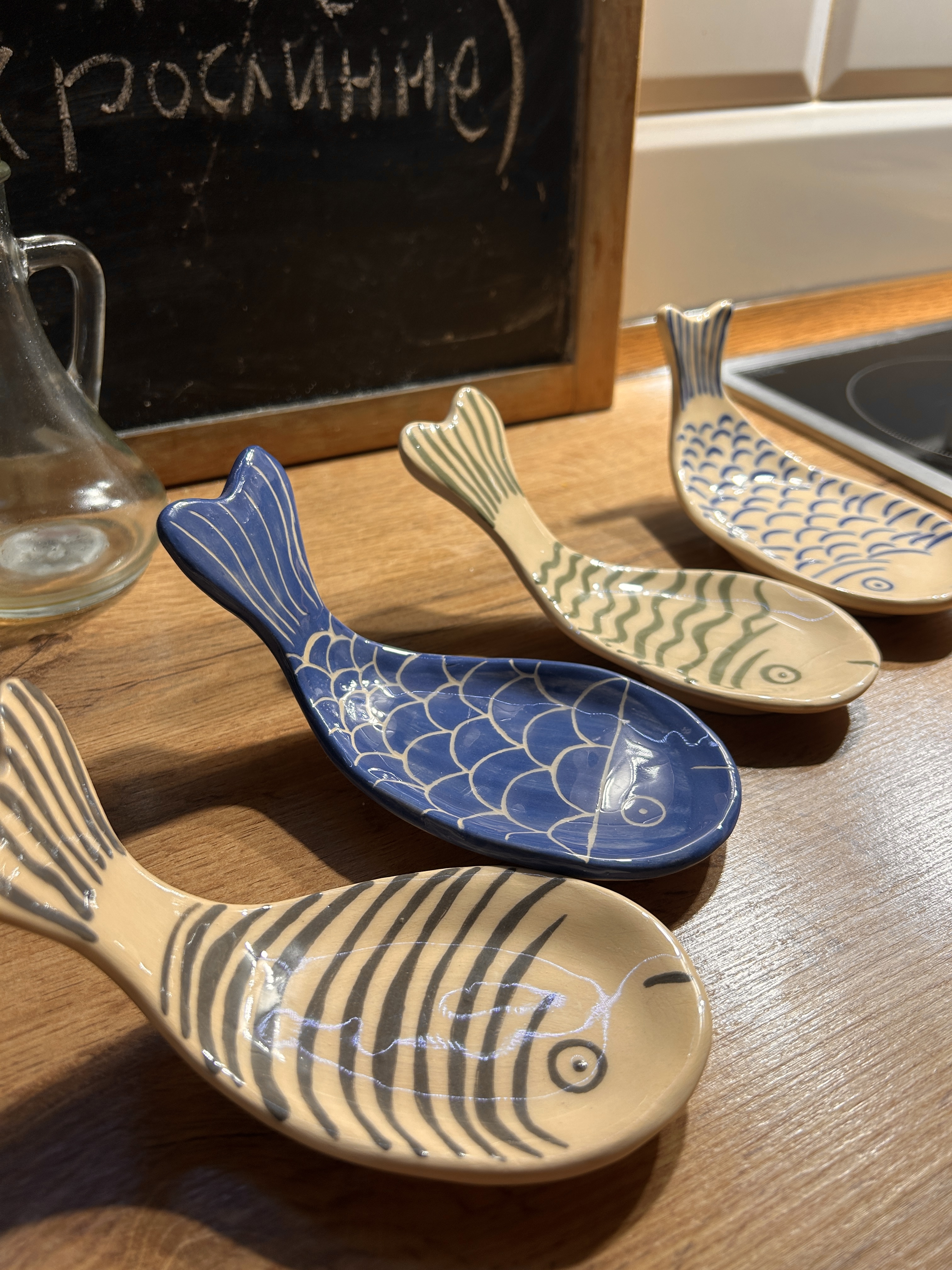 Ceramic Fish Spoon Rest / Керамічна підставка у формі рибки