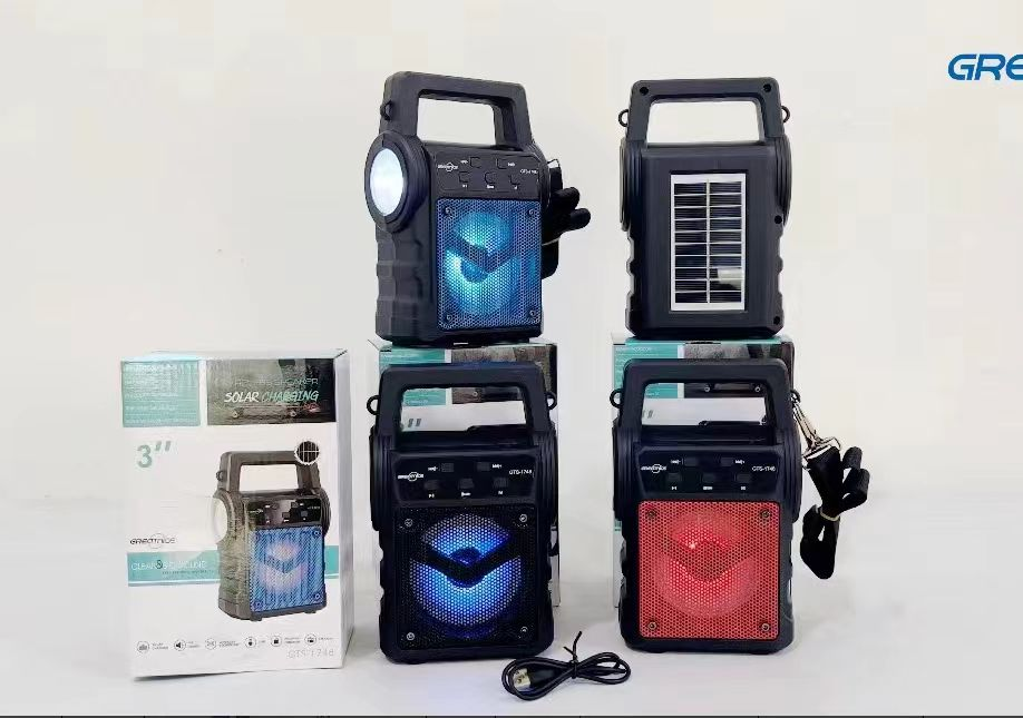 Altavoces Bluetooth de carga solar