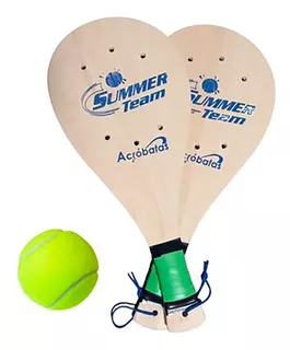 SET RAQUETAS TENIS PLAYA