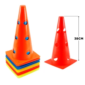CONOS DEPORTIVOS PVC 38 CM CON AGUJEROS