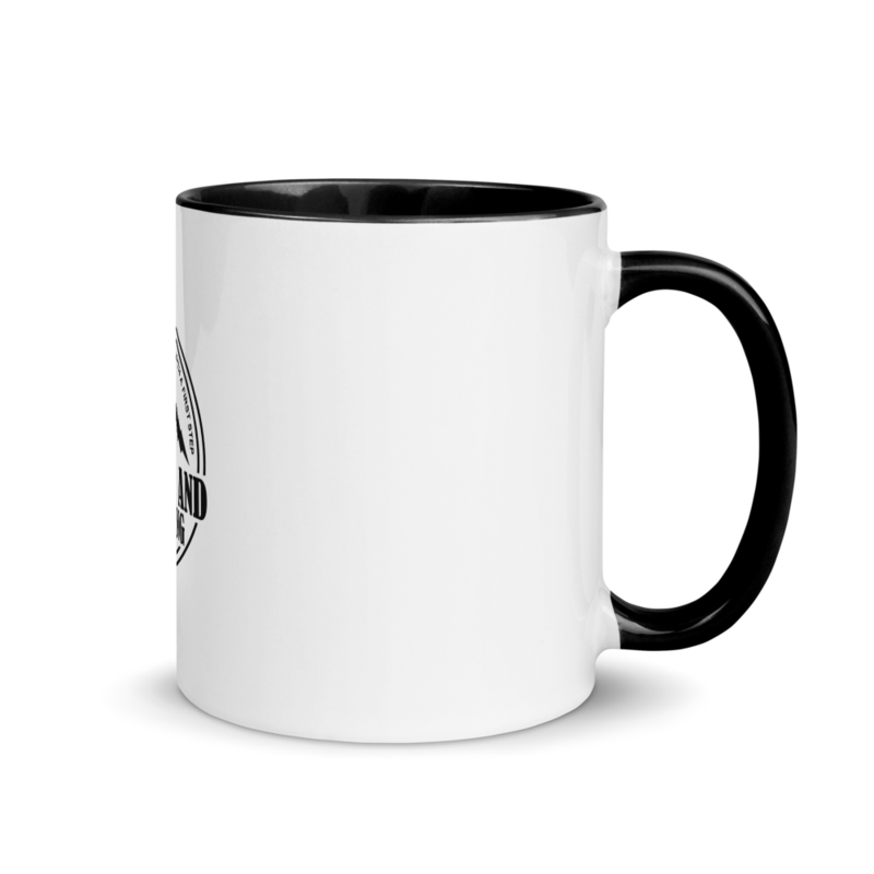 Mug with Color Inside ceramic Walking and Exploring