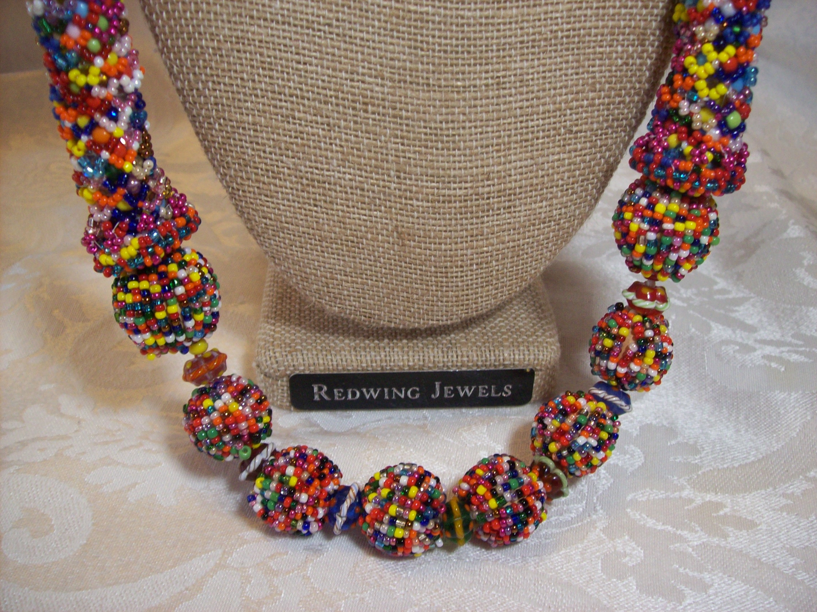 Zulu Queen Hand Beaded Necklace 