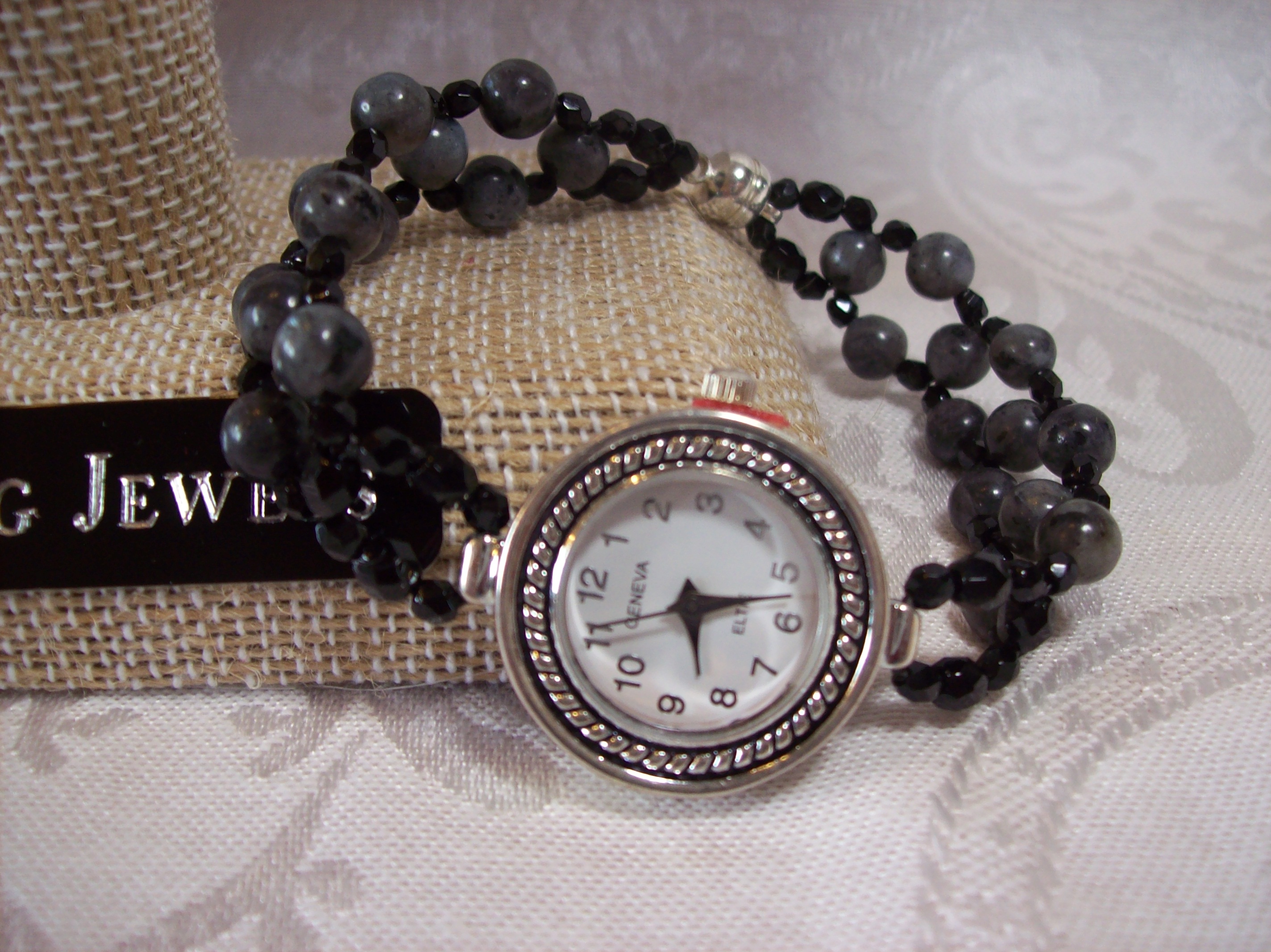 Semi-precious Lavikite  Watch and Band 