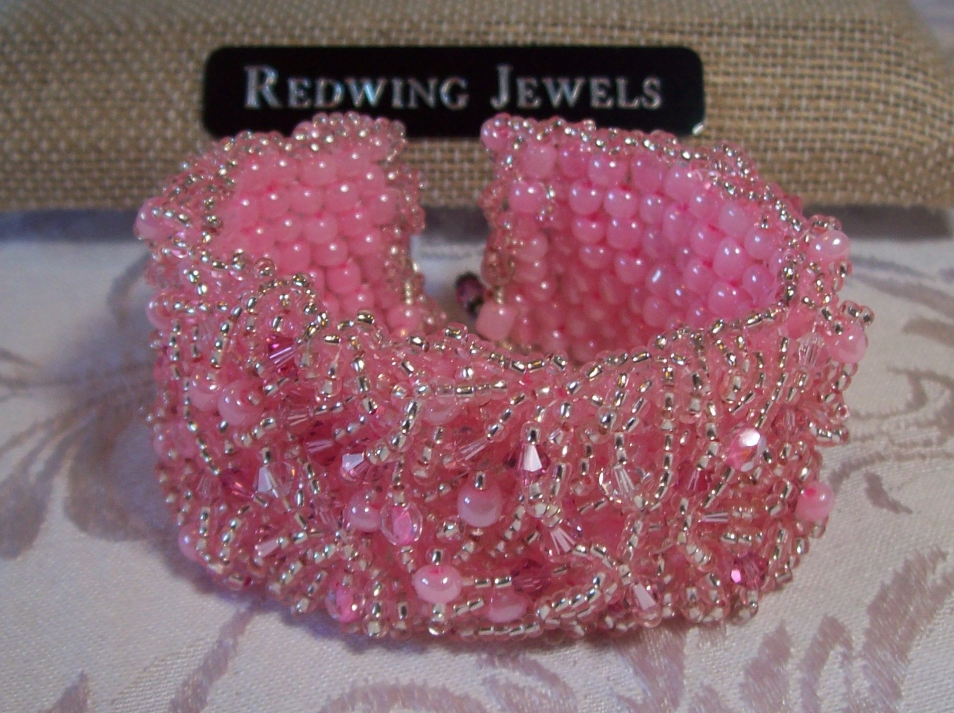 Pink Swarovski  Treasure Bracelet 