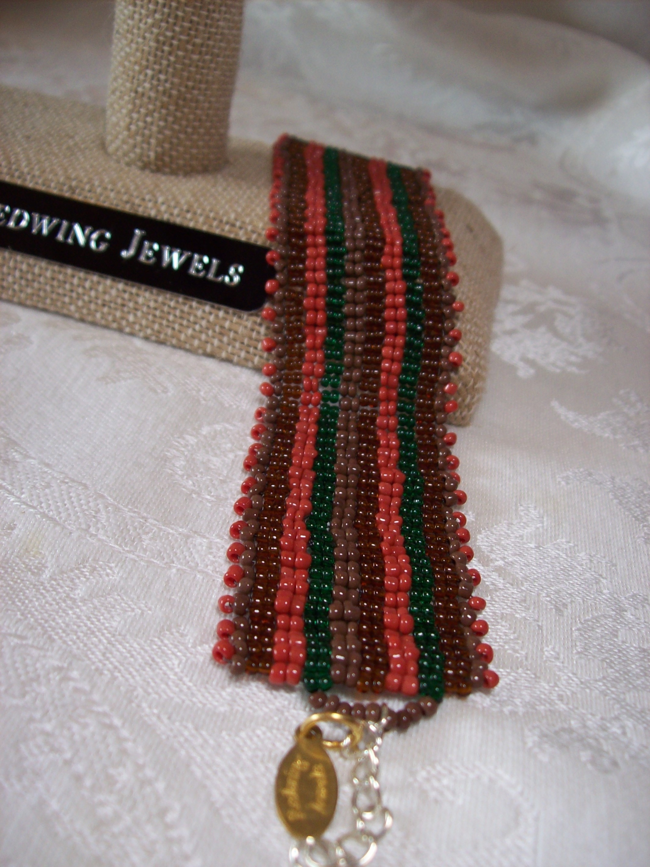 Fall Colored glass Bracelet 