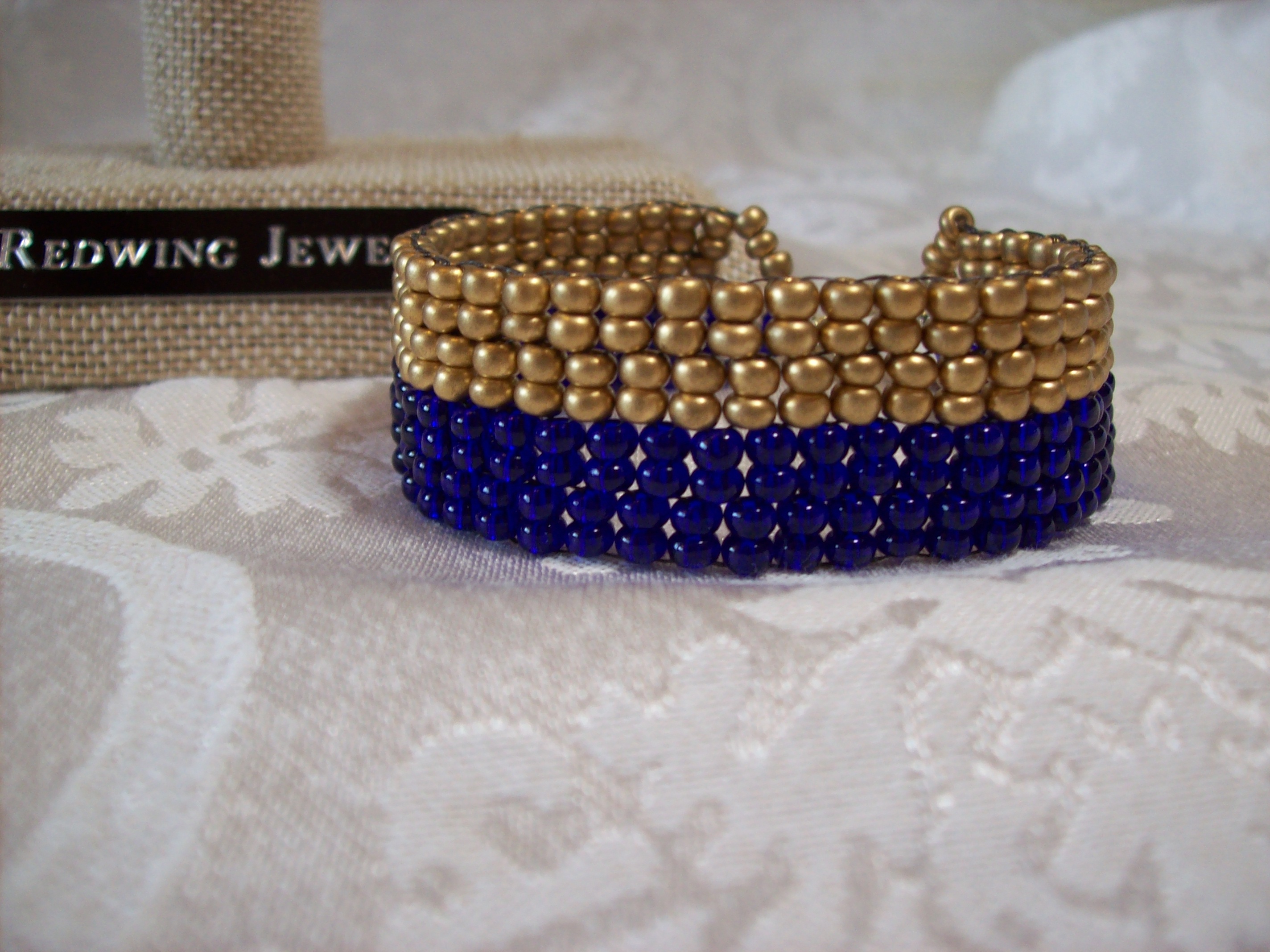 Blue Czech glass Bracelet