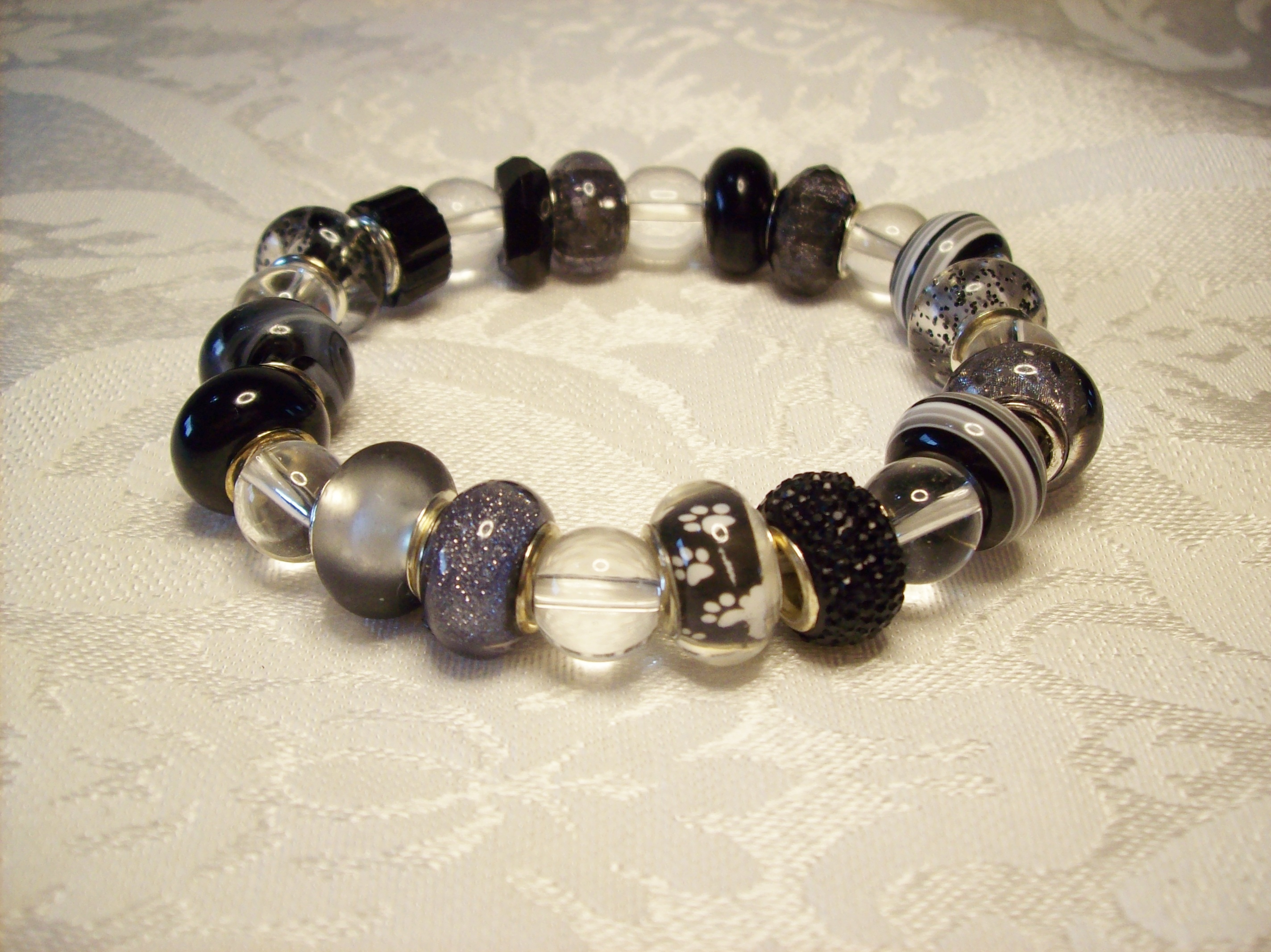 Black Stretchy Bracelet