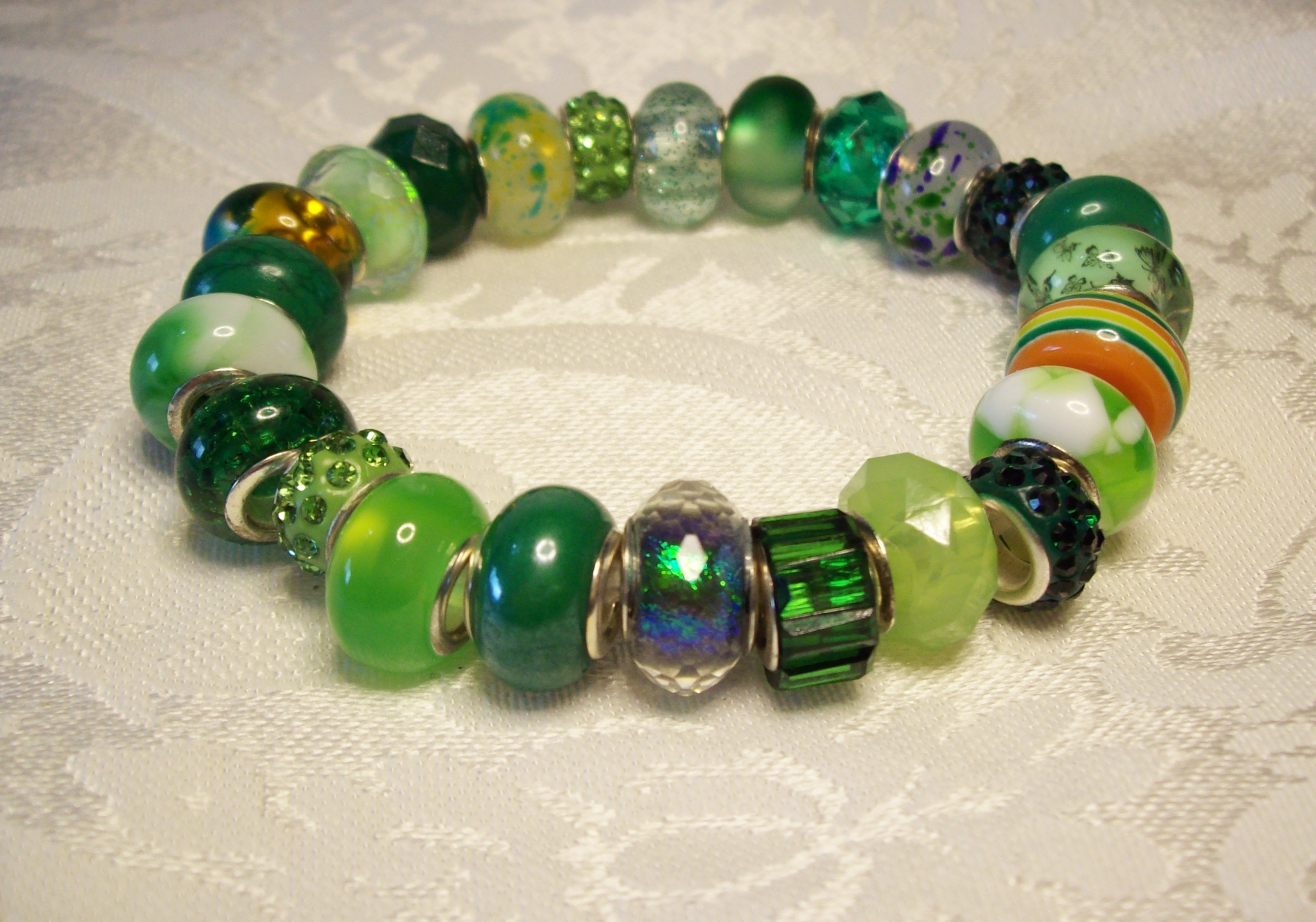 Green Stretchy Bracelet