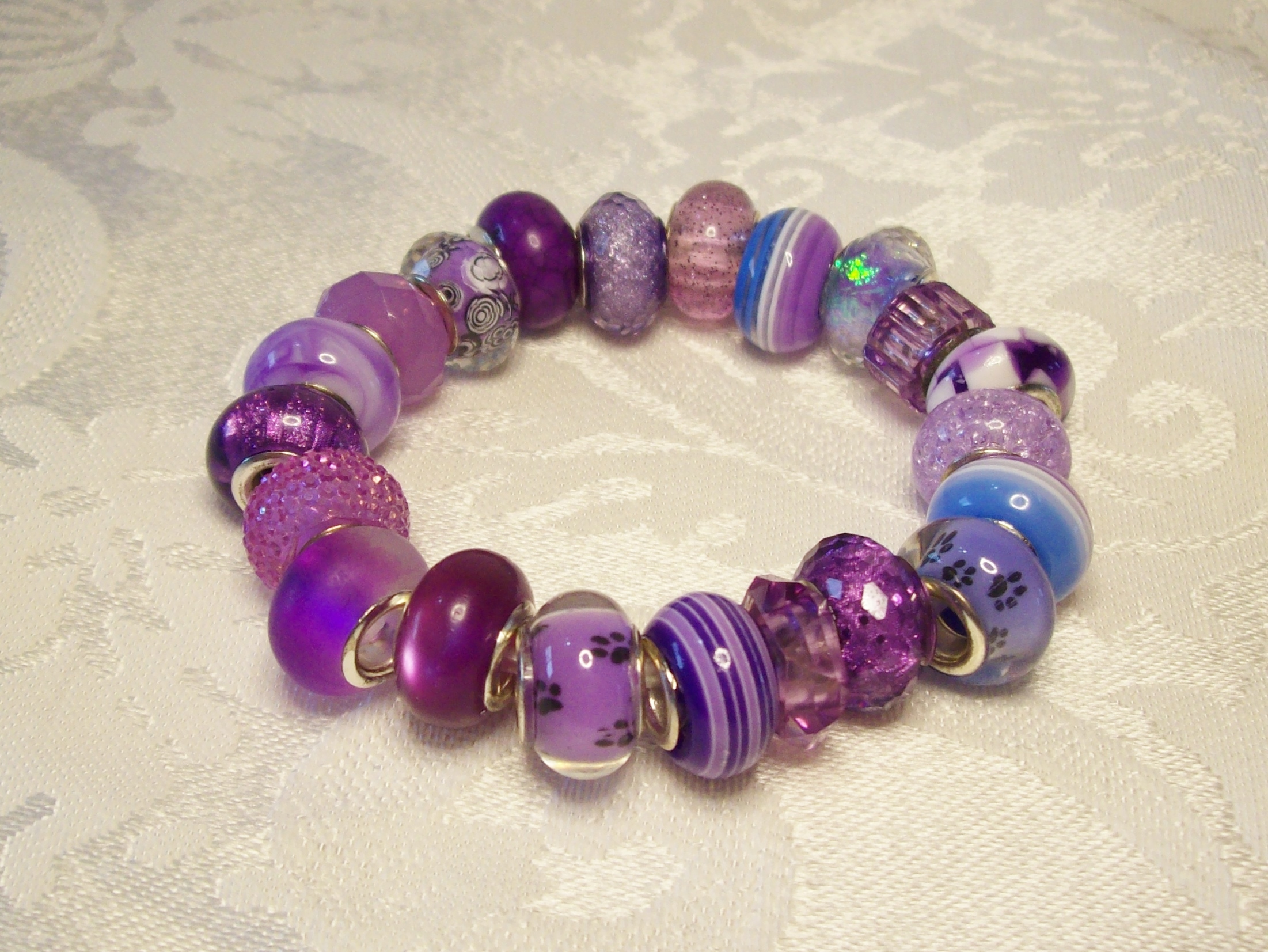 Purple Stretchy Bracelet