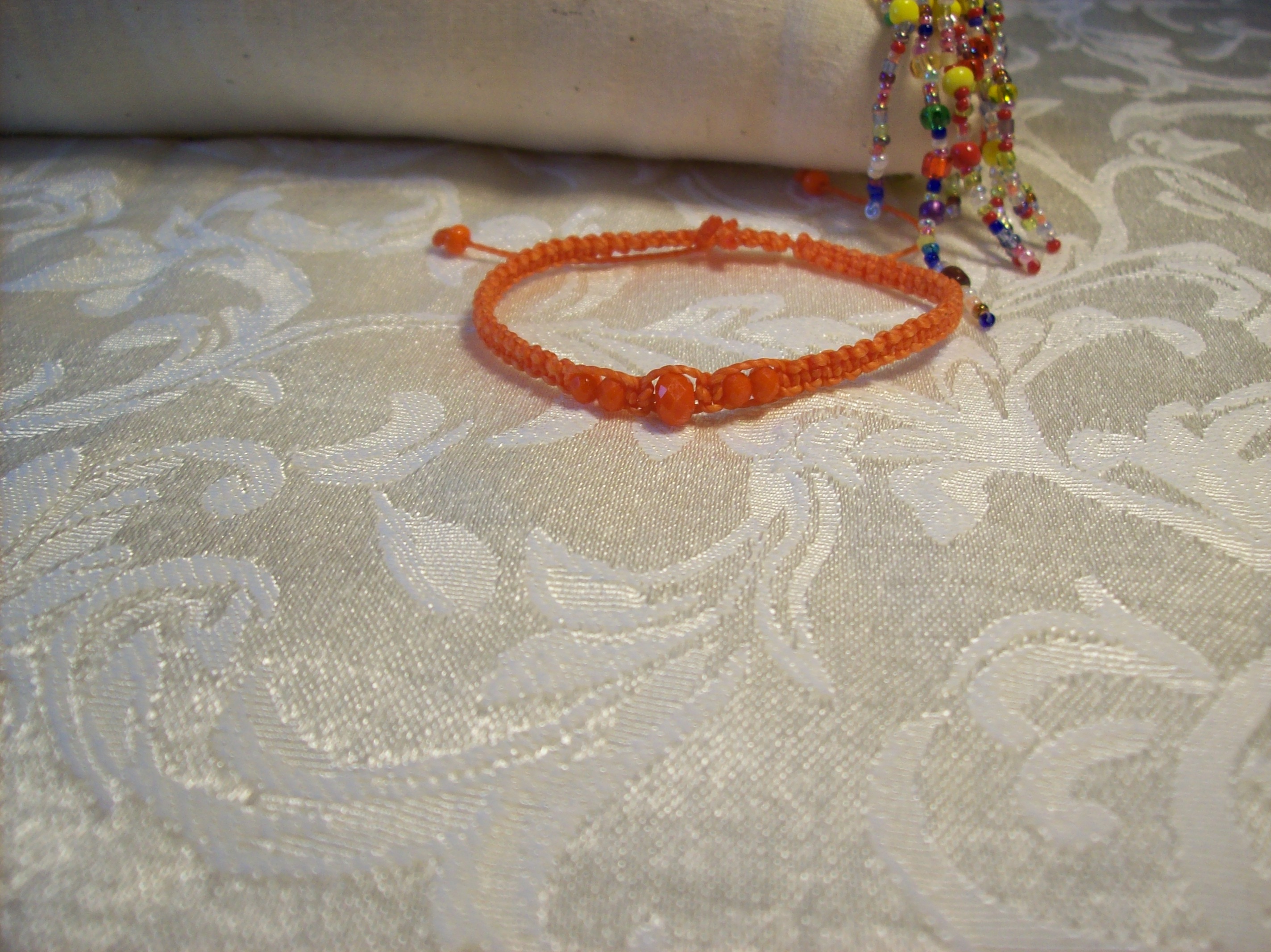 5 Crystal Macramé Bracelet 