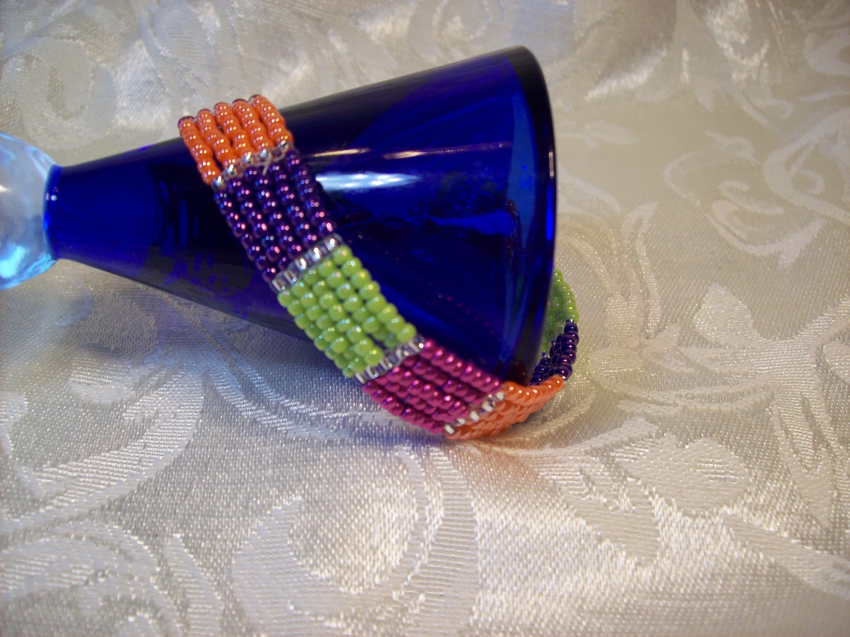 Multi colored seed bead Bracelet