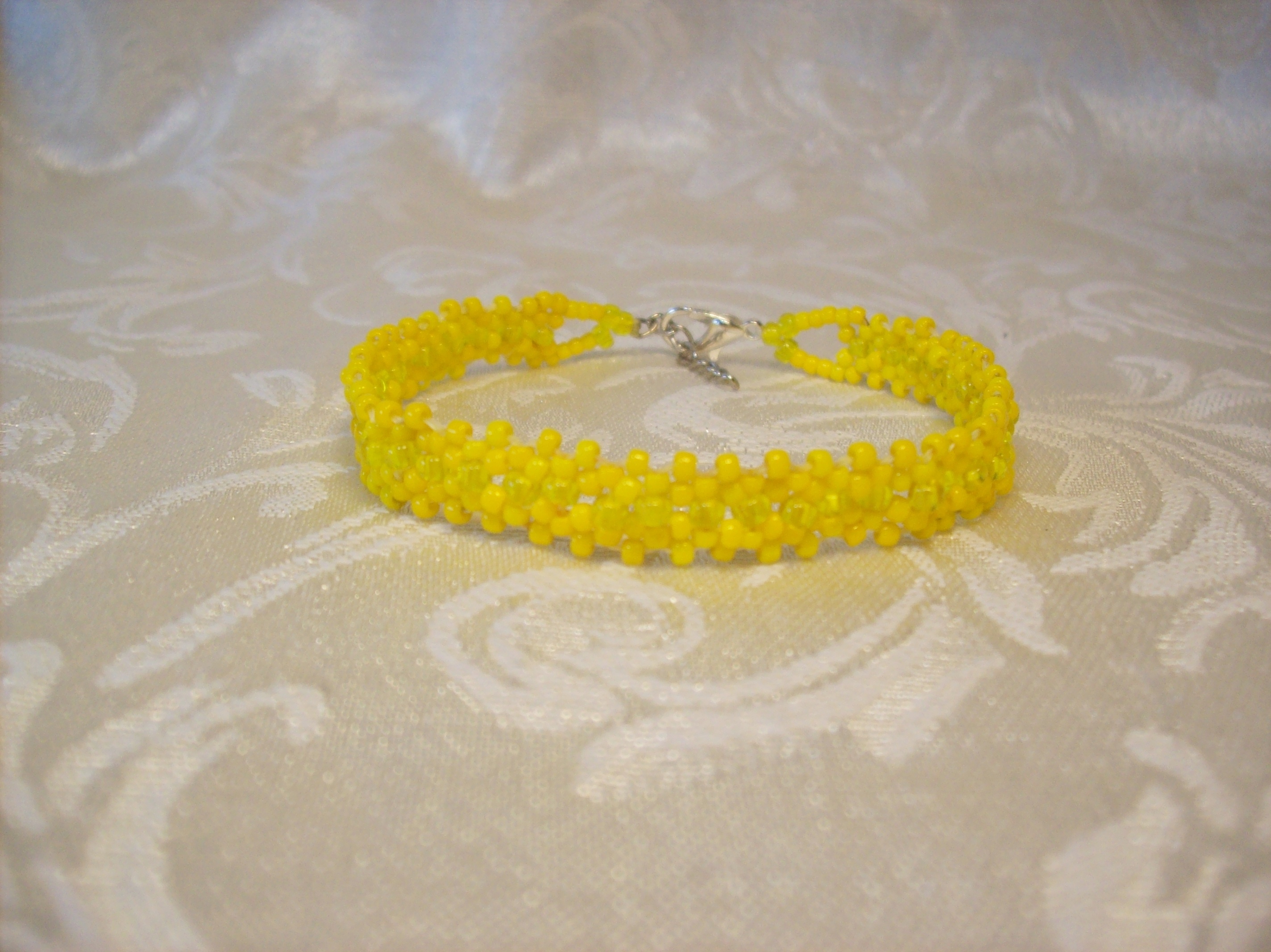 Yellow Lace Bracelet