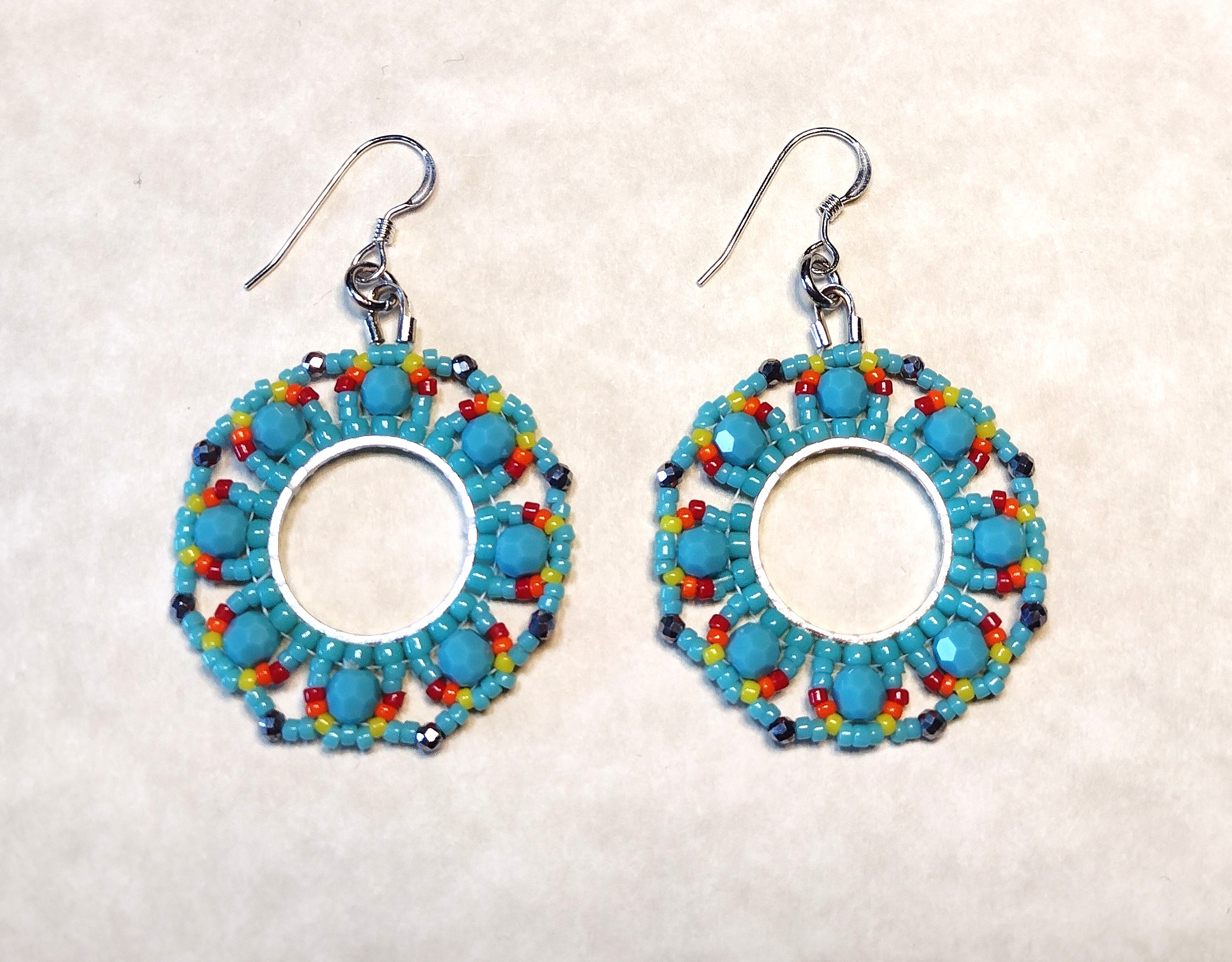 Fiesta Round Ring Earrings