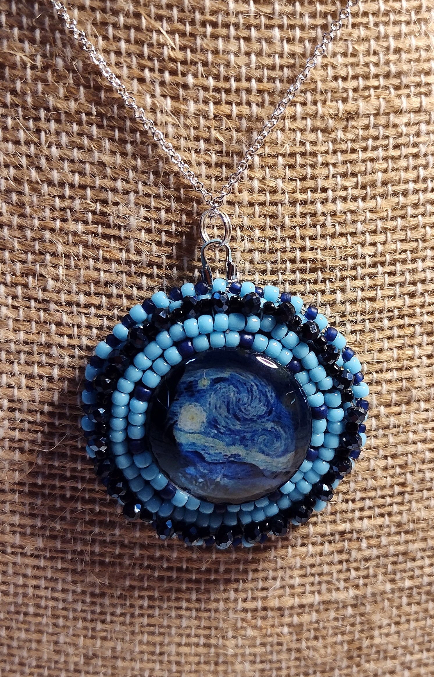 Van Gogh Starry Nights Pendant Necklace