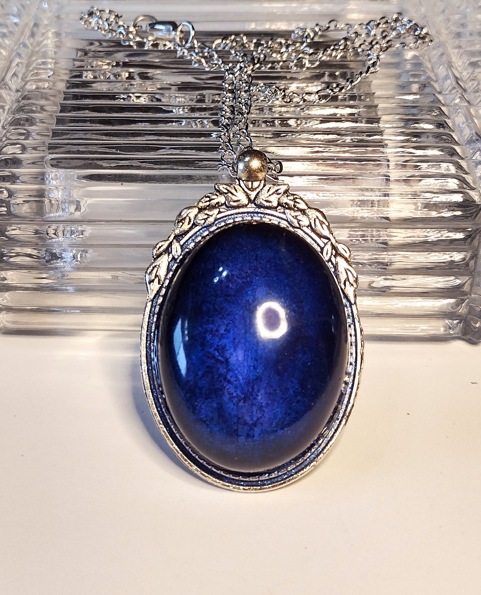Blue Pendant Necklace